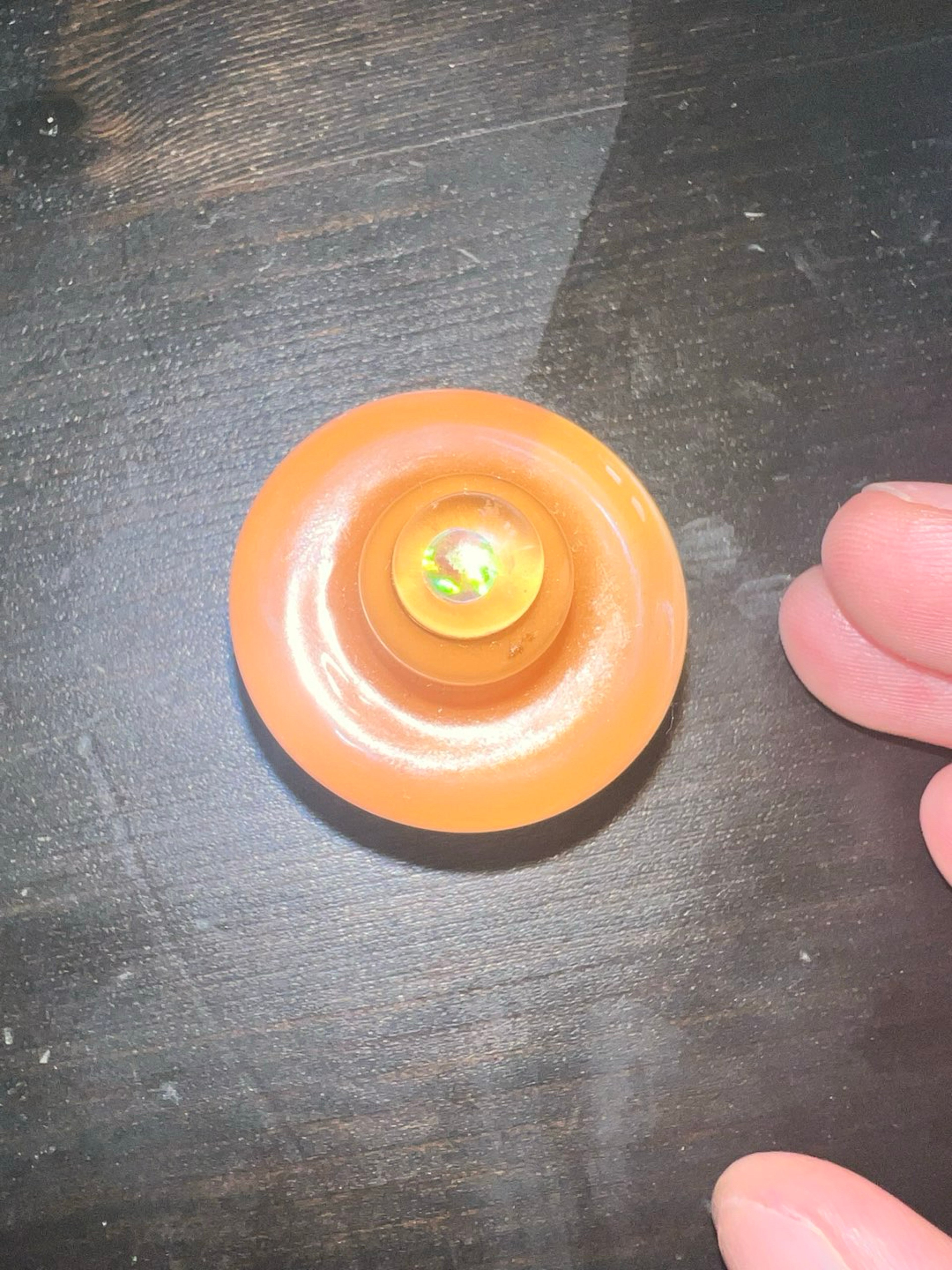 Zak glass peach directional with opal handle image 0