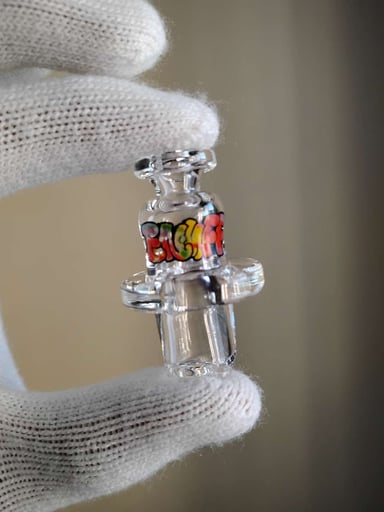 Preview pic of Enuff glass carb cap (1st Edition rare) 25mm