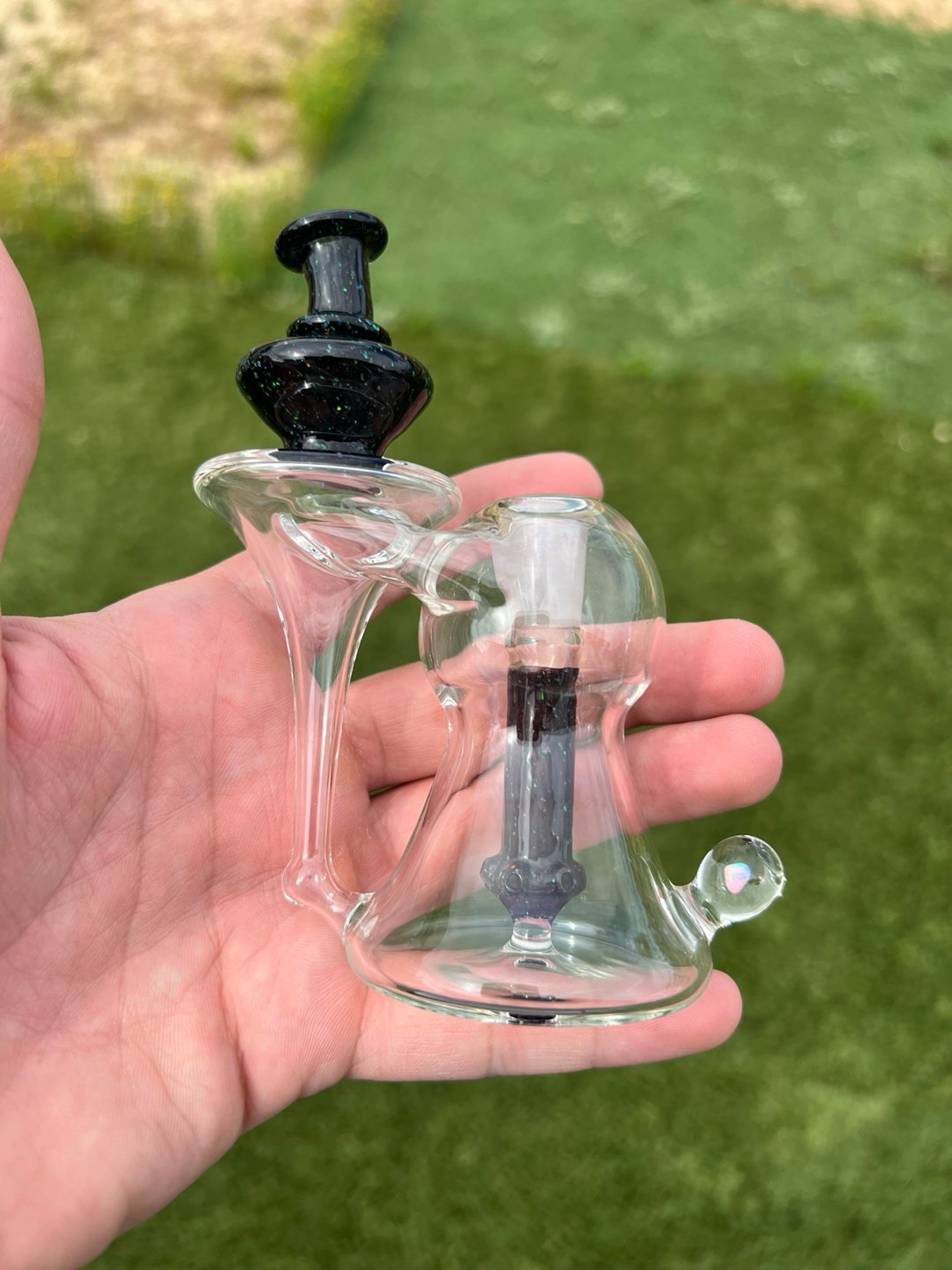 Lid glass micro RBR with cropal accents image 0