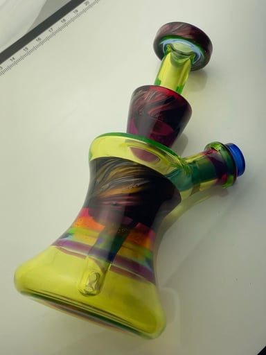 Preview pic of Ion Glass Rainbow Galaxy Tech Minitube with Electrum and Ion UV