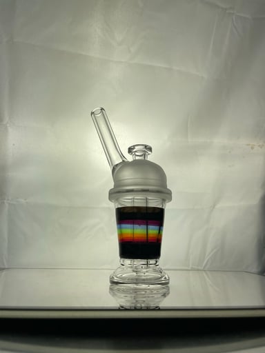 Preview pic of 1/1 Ion X EvolGlass Rainbow + Carbon Fibertech Dabbucino