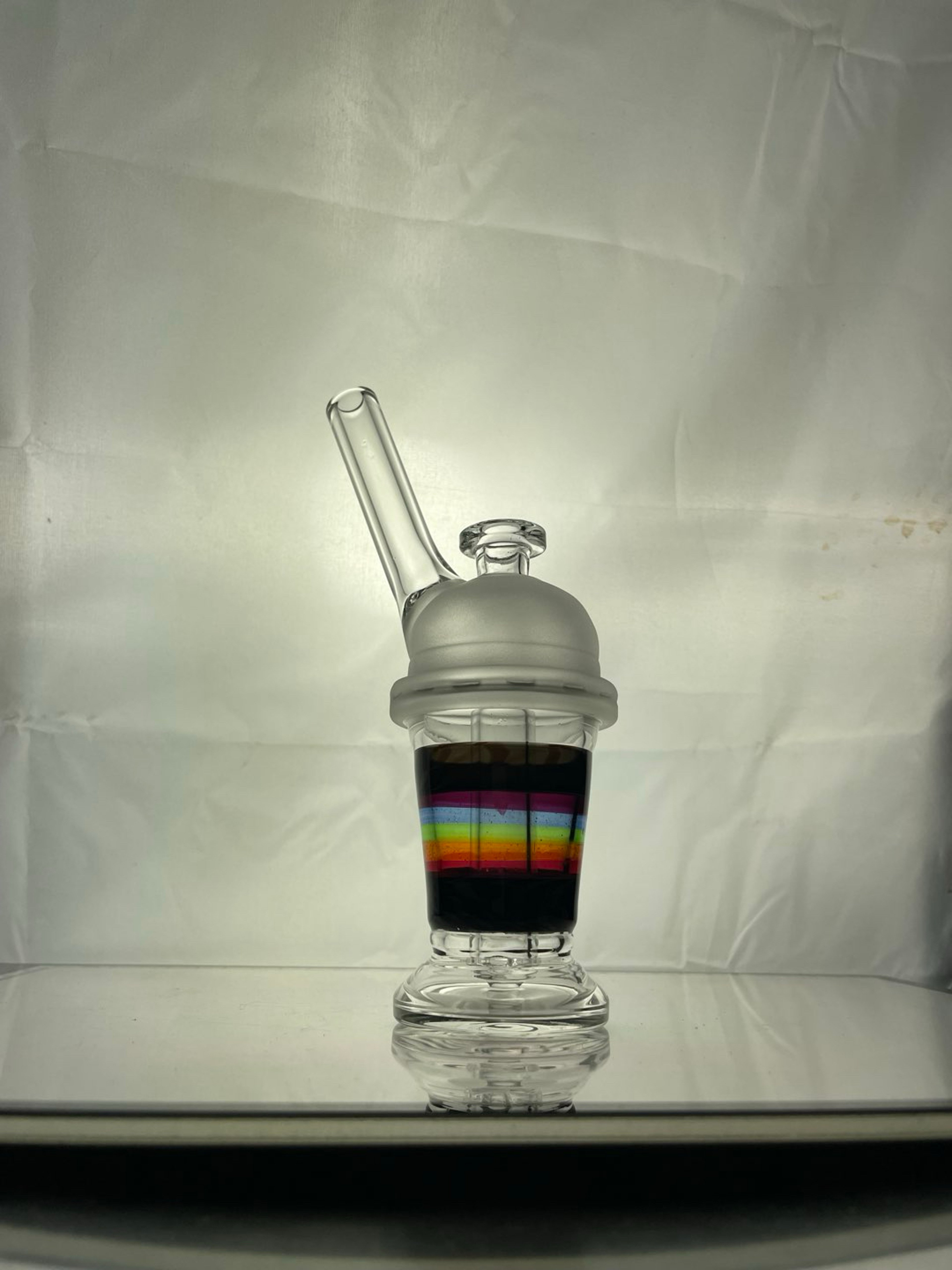 Preview pic of 1/1 Ion X EvolGlass Rainbow + Carbon Fibertech Dabbucino