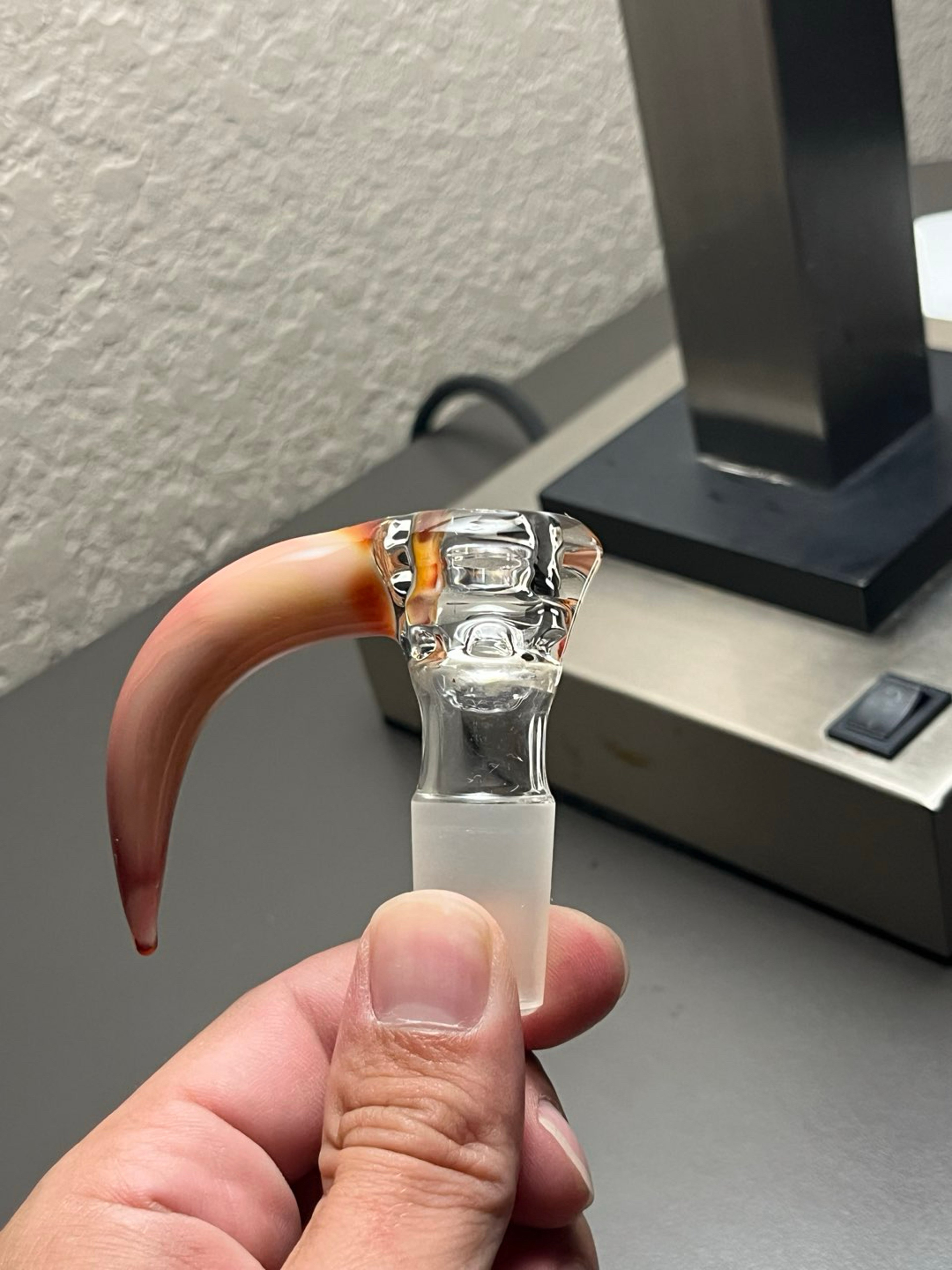 Green belt glass 18MM 4 hole slide image 0