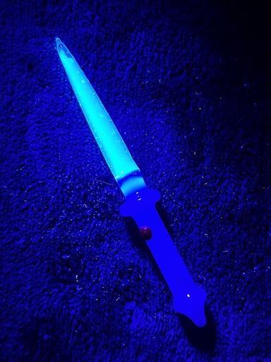 Preview pic of MarvinsGlass Blu-V Lightsaber 💙
