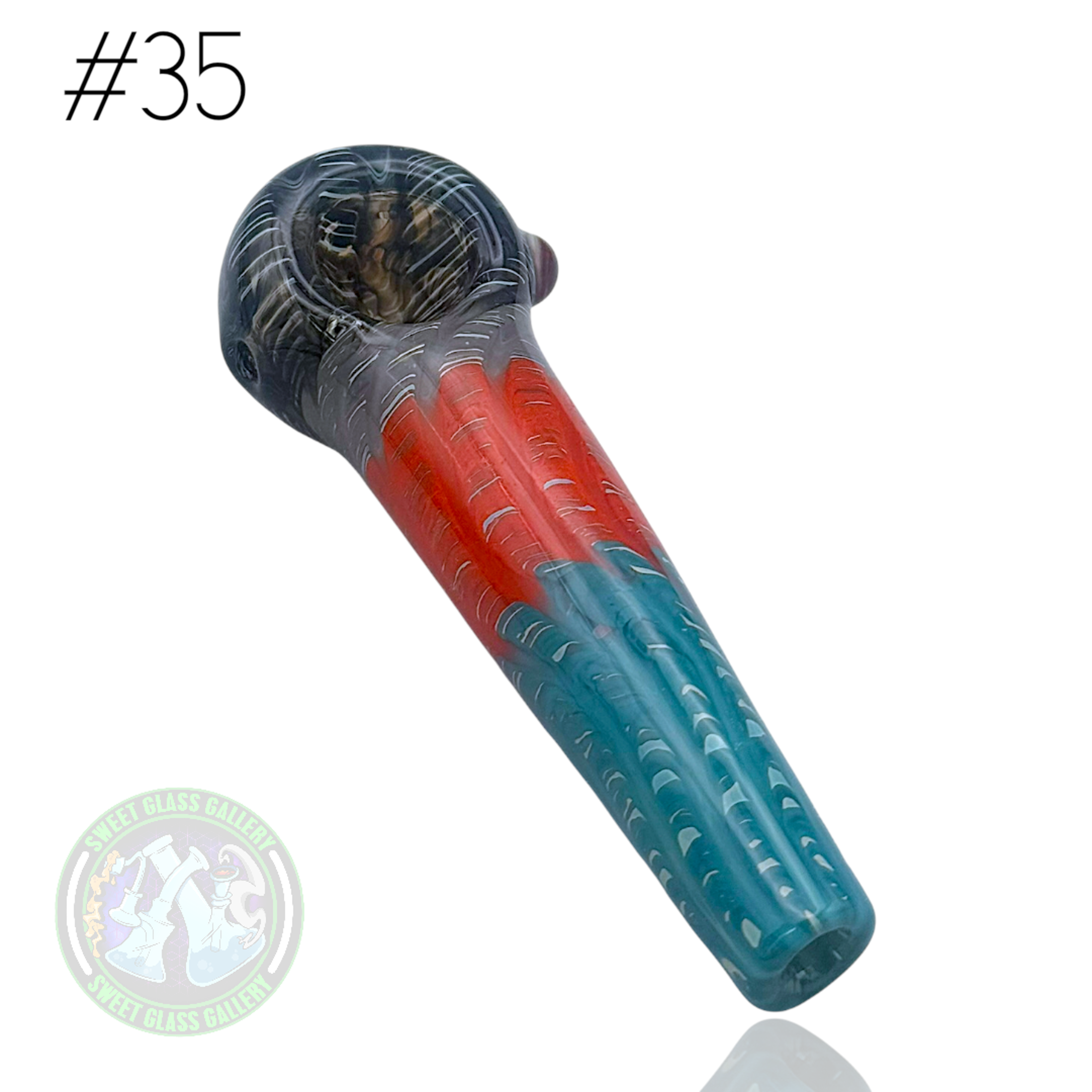 Preview pic of Daniel's Glass Art - Dry Pipe #35