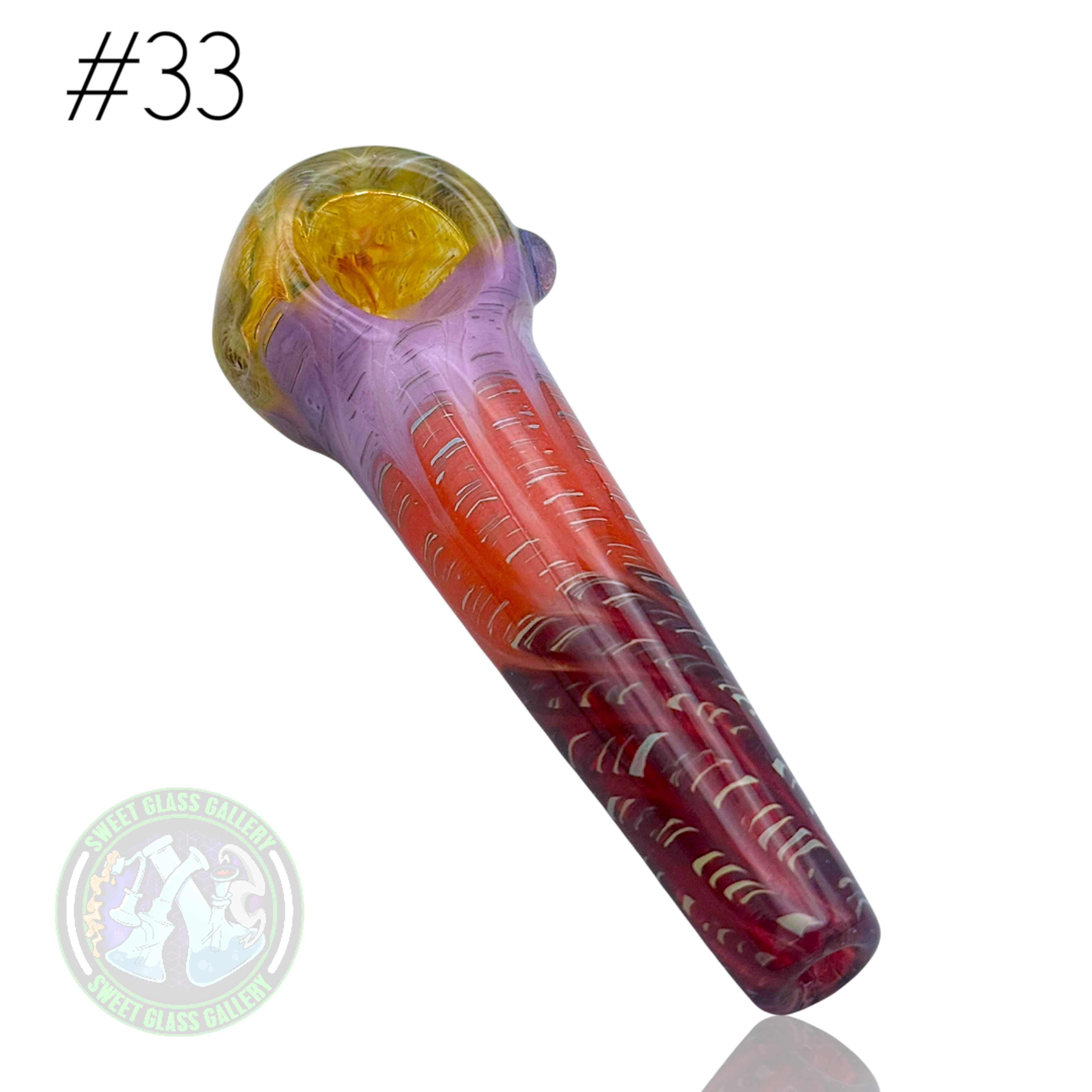Preview pic of Daniel's Glass Art - Dry Pipe #33