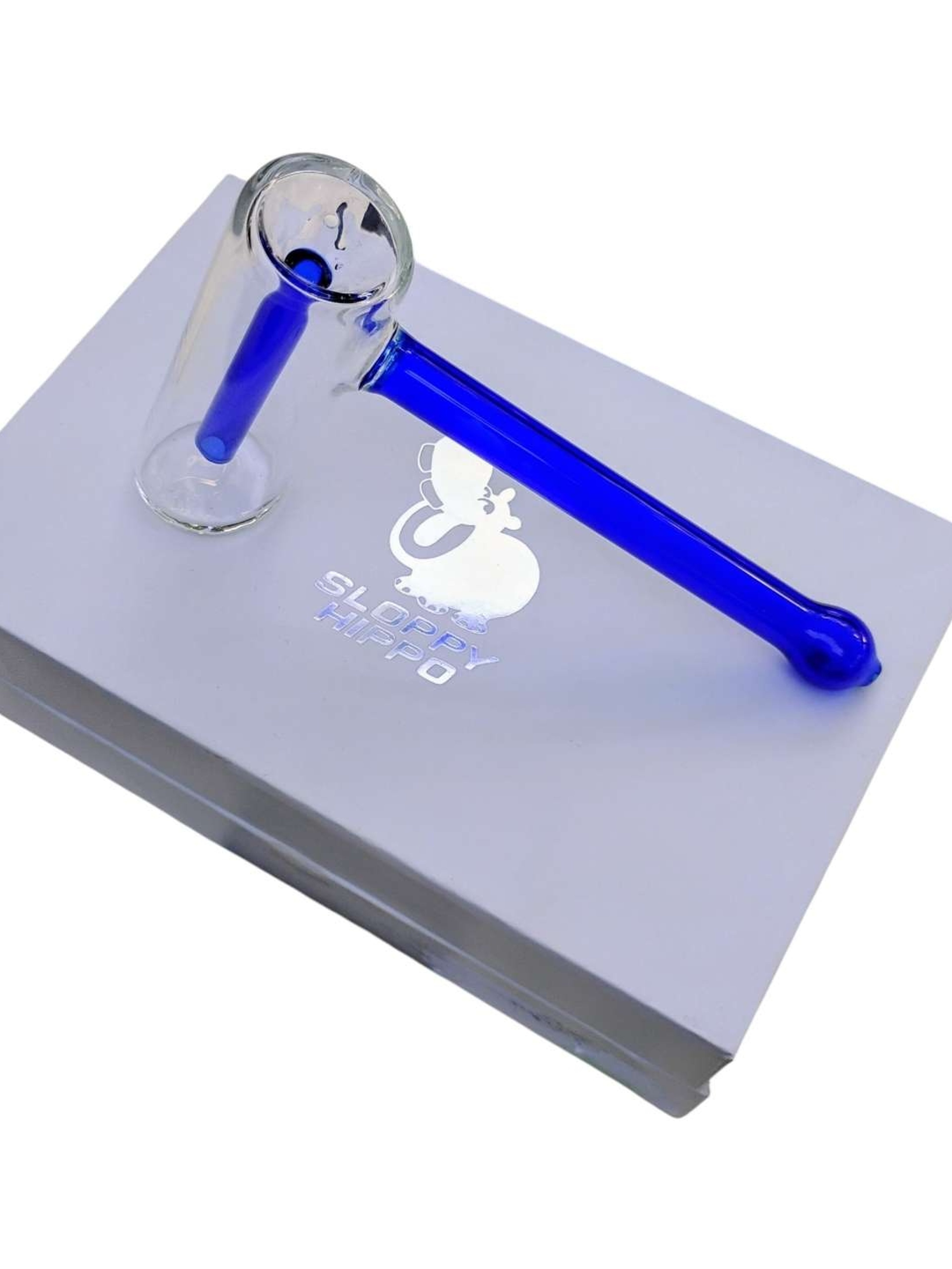 Sloppy Hippo Basic Glass Bubbler 5" &  Hard-shell Case image 0