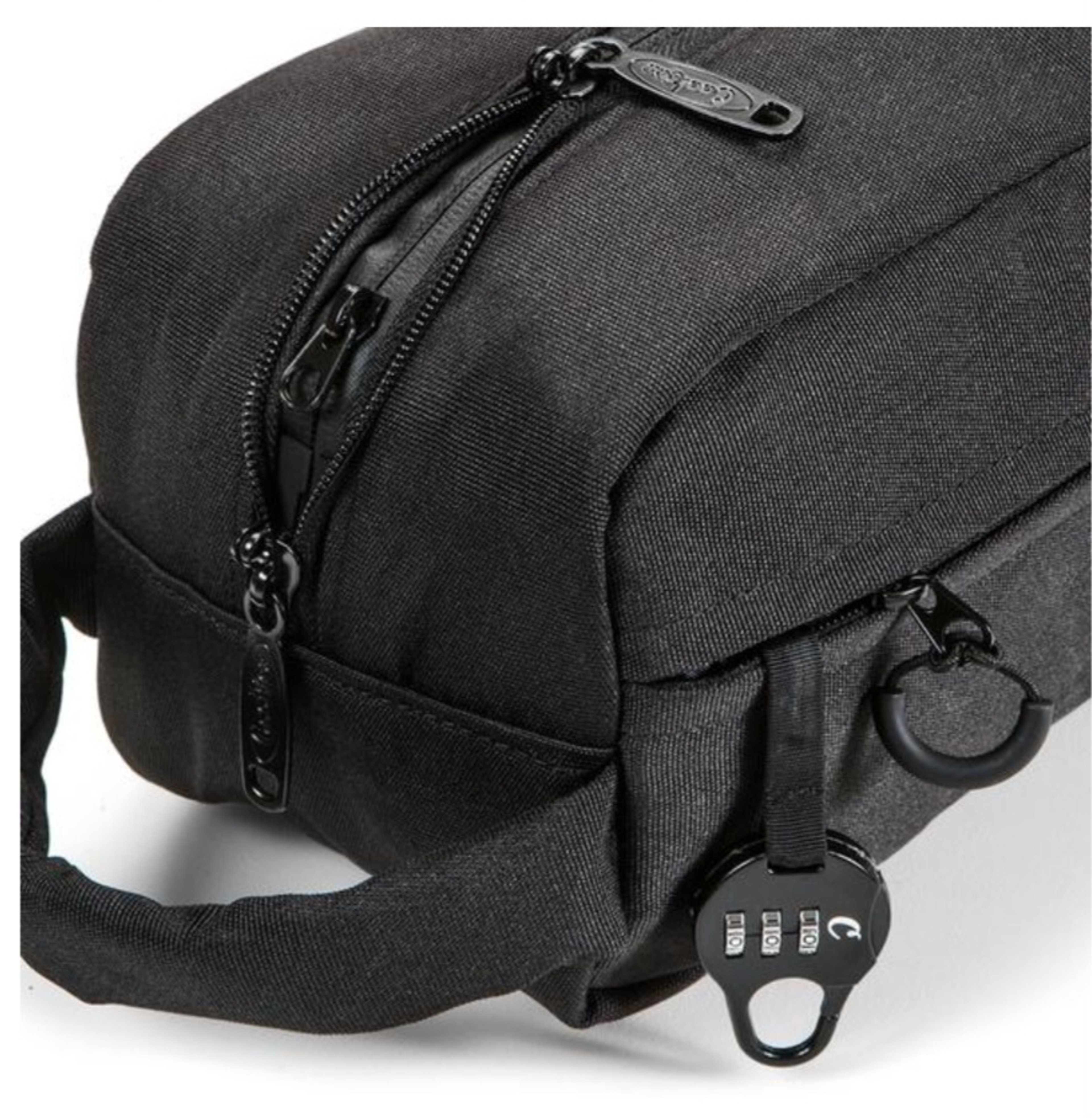Cookies Smell Proof Head Stash Bag – Unisex Toiletry Bag with Lock - Black image 0