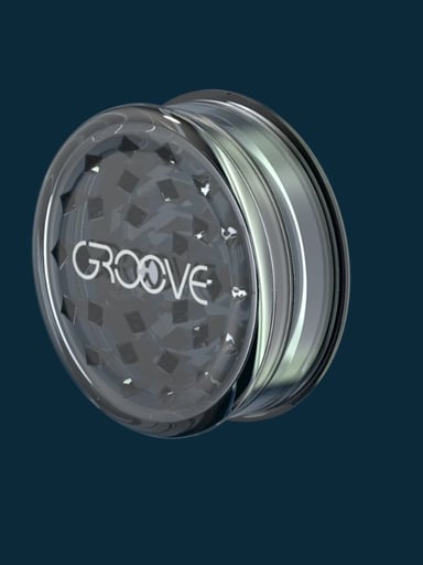 Preview pic of Groove Acrylic Grinder Translucent Black