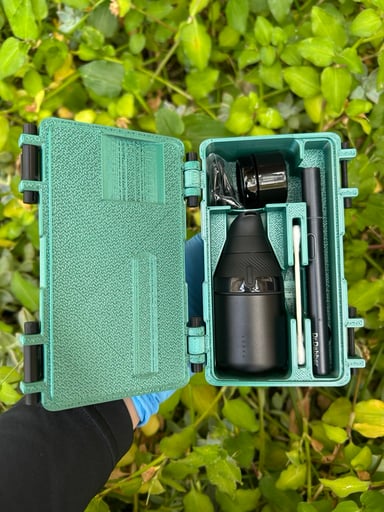 Preview pic of Metallic green Puffco proxy core travel case ‼️