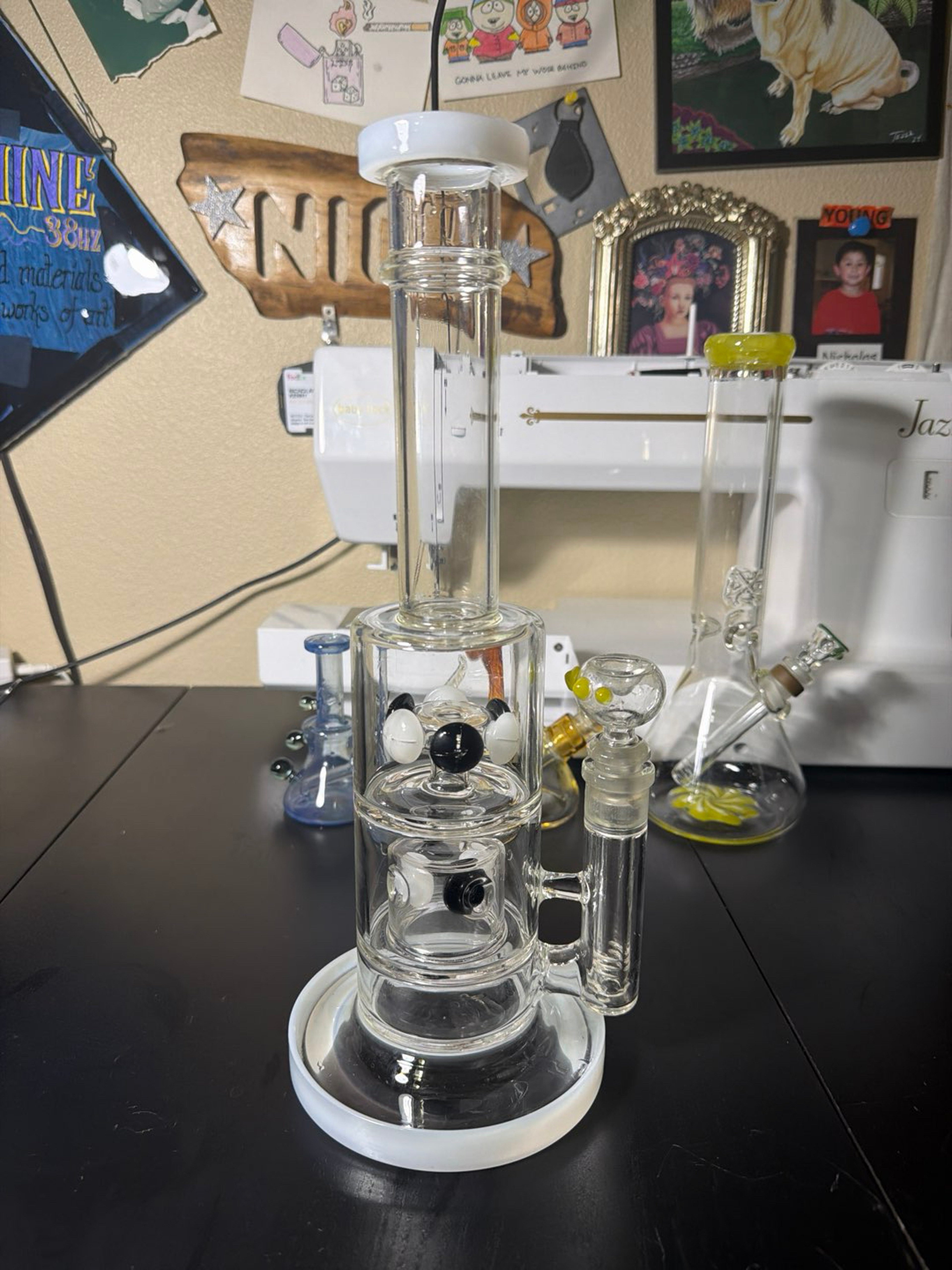 Double ball perc bong image 0