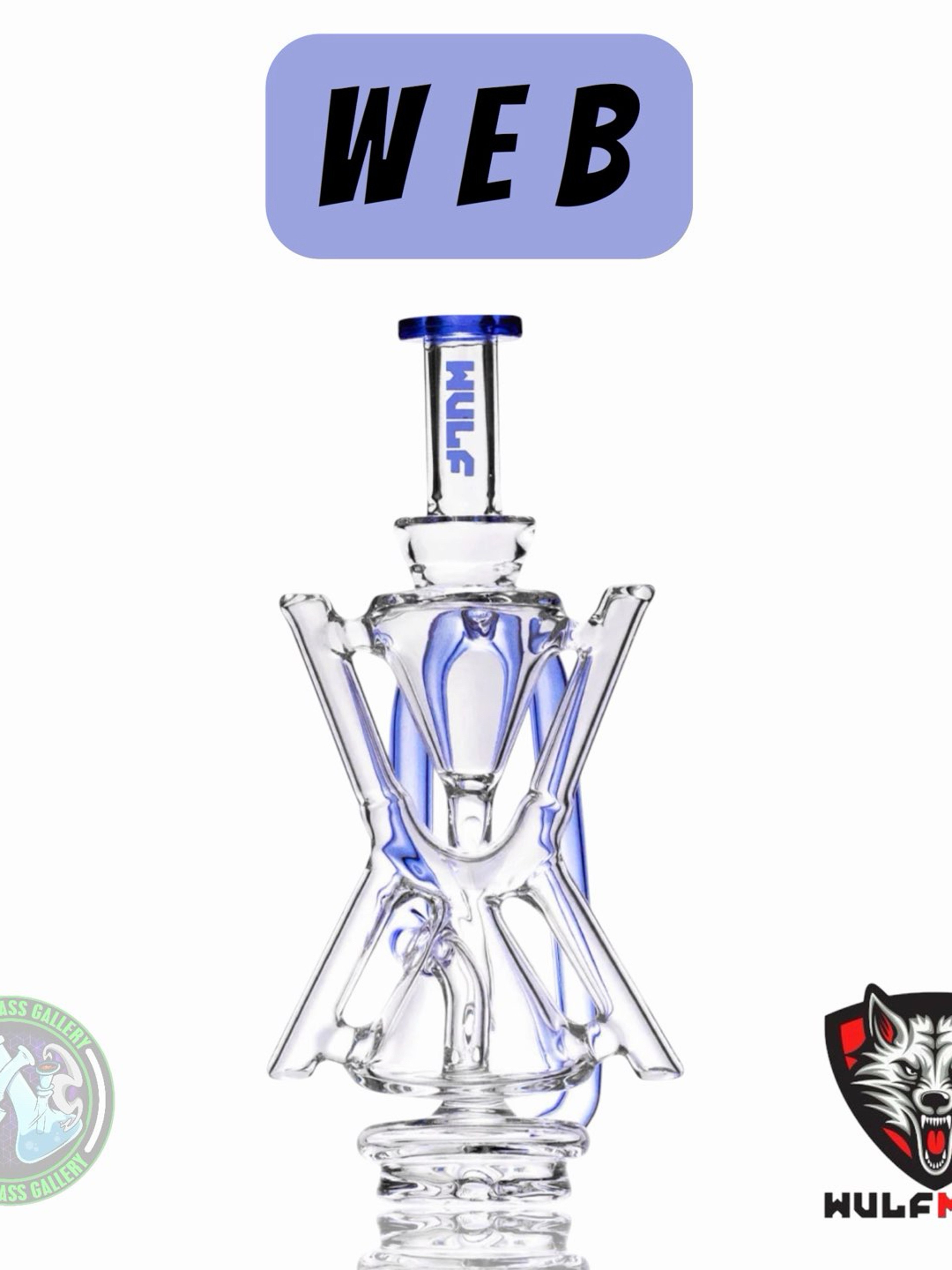 Preview pic of Wulf Mods - Puffco Attachment - Web - Blue