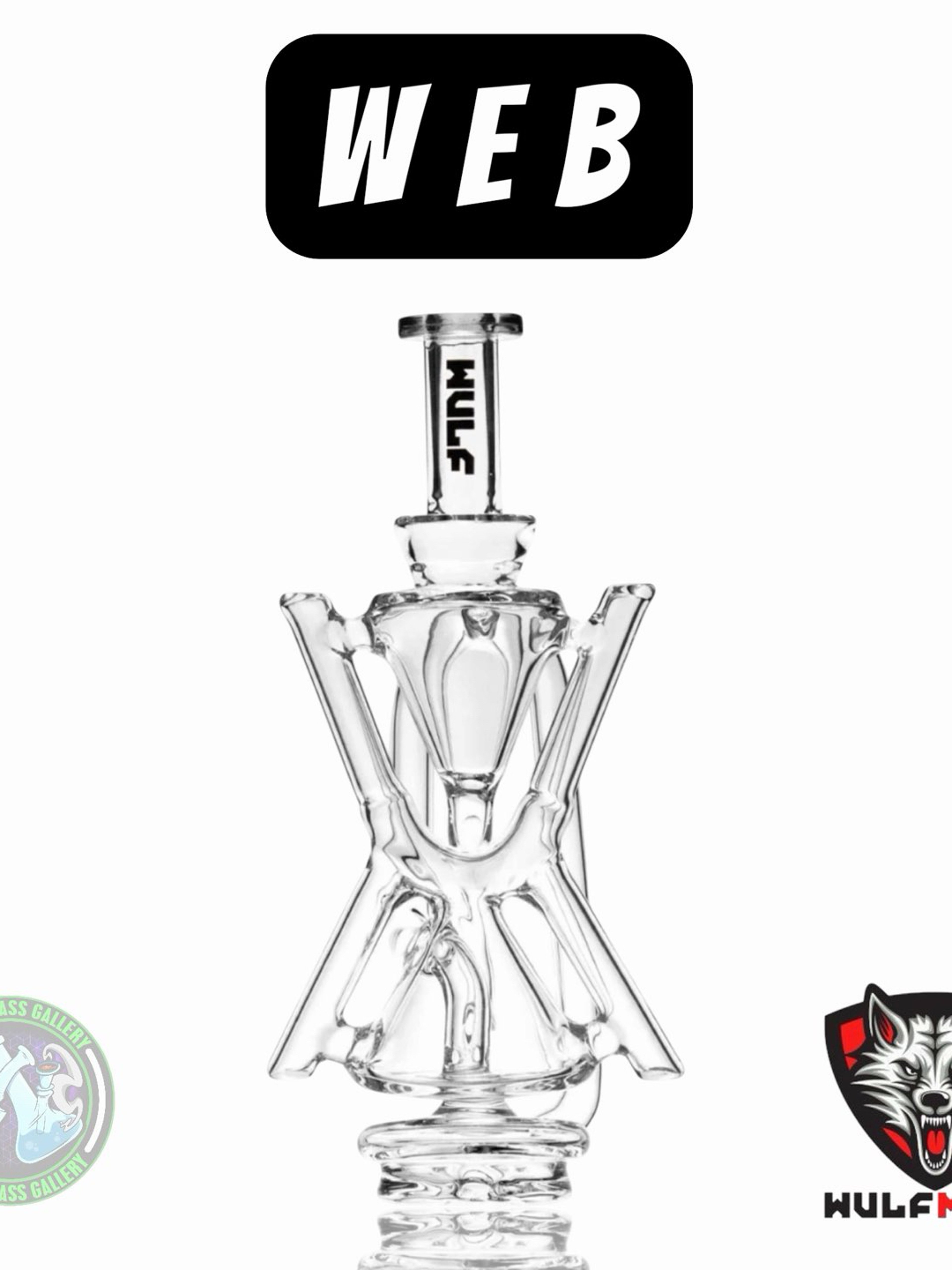 Preview pic of Wulf Mods - Puffco Attachment - Web - Clear