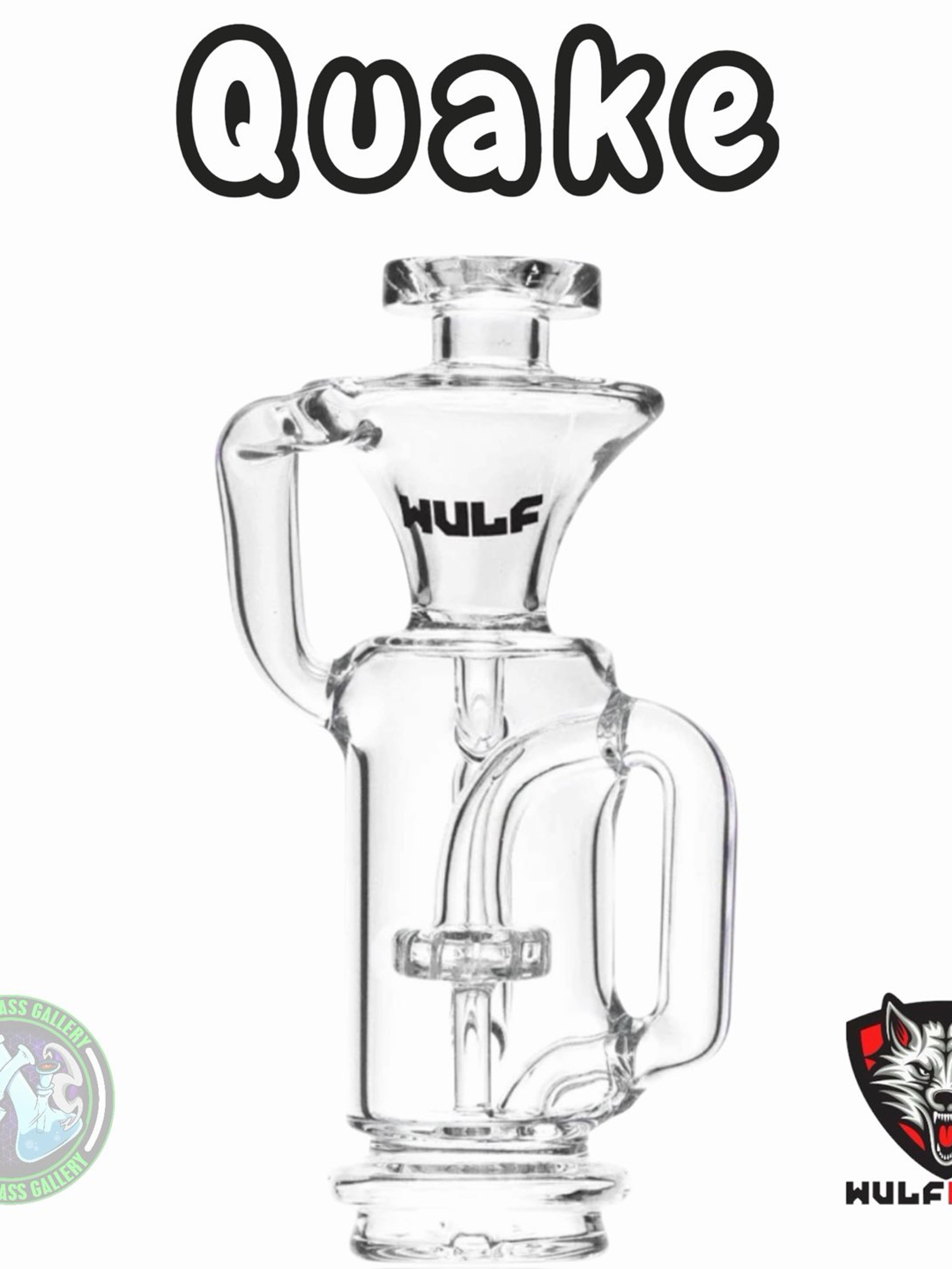 Preview pic of Wulf Mods - Puffco Attachment - Quake - Clear