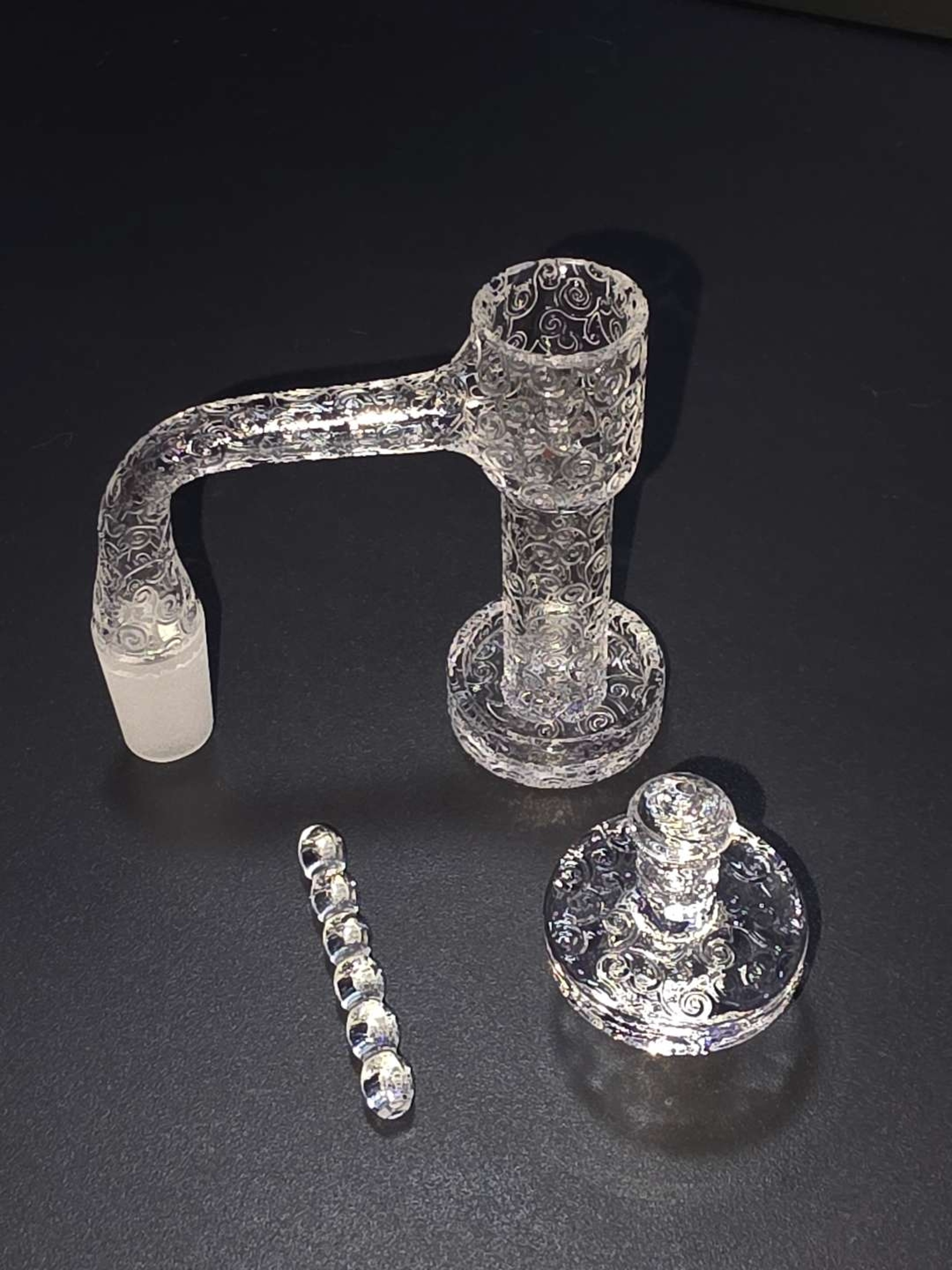 Preview pic of Etched Terp Slurper Set