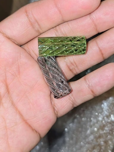Preview pic of Glass TIps 5 pieces mixed colors