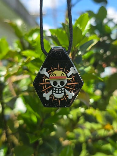 Preview pic of One Piece Jolly Roger Glow Pendant