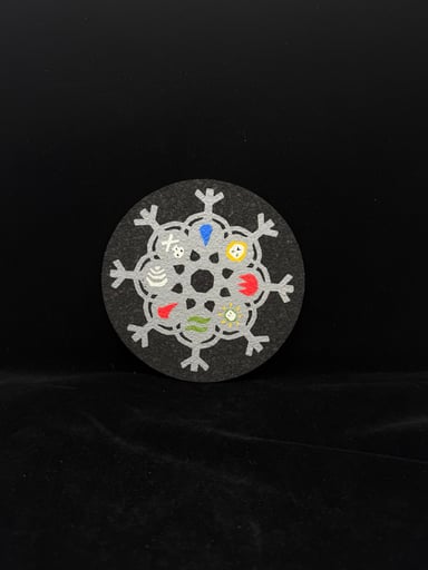 Preview pic of SIGNED le99 Snowflake Mat by Tugboat Tony x Moodmat