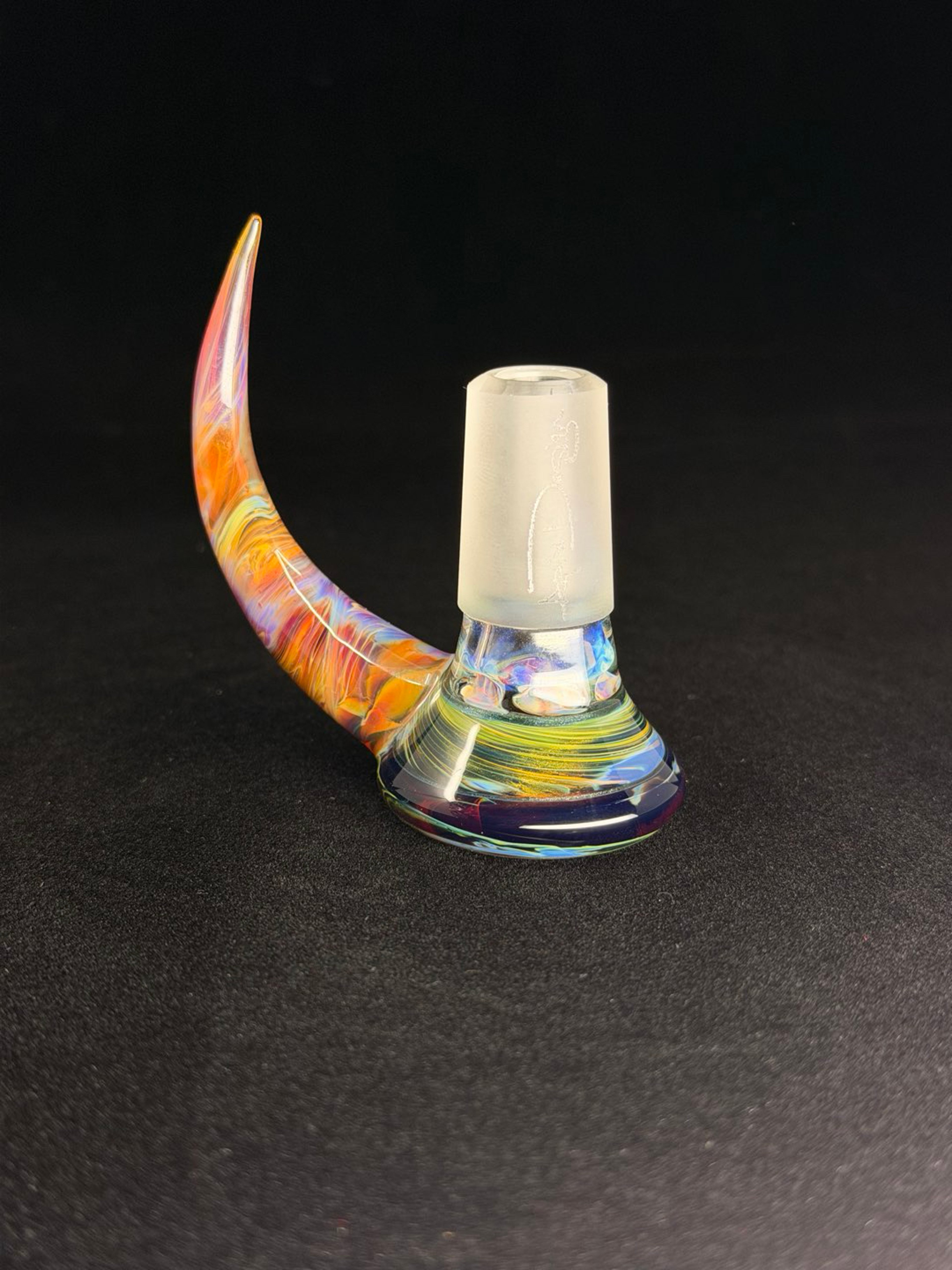 Preview pic of Amber Purple Over Unobtanium 4 Hole Slide 18mm