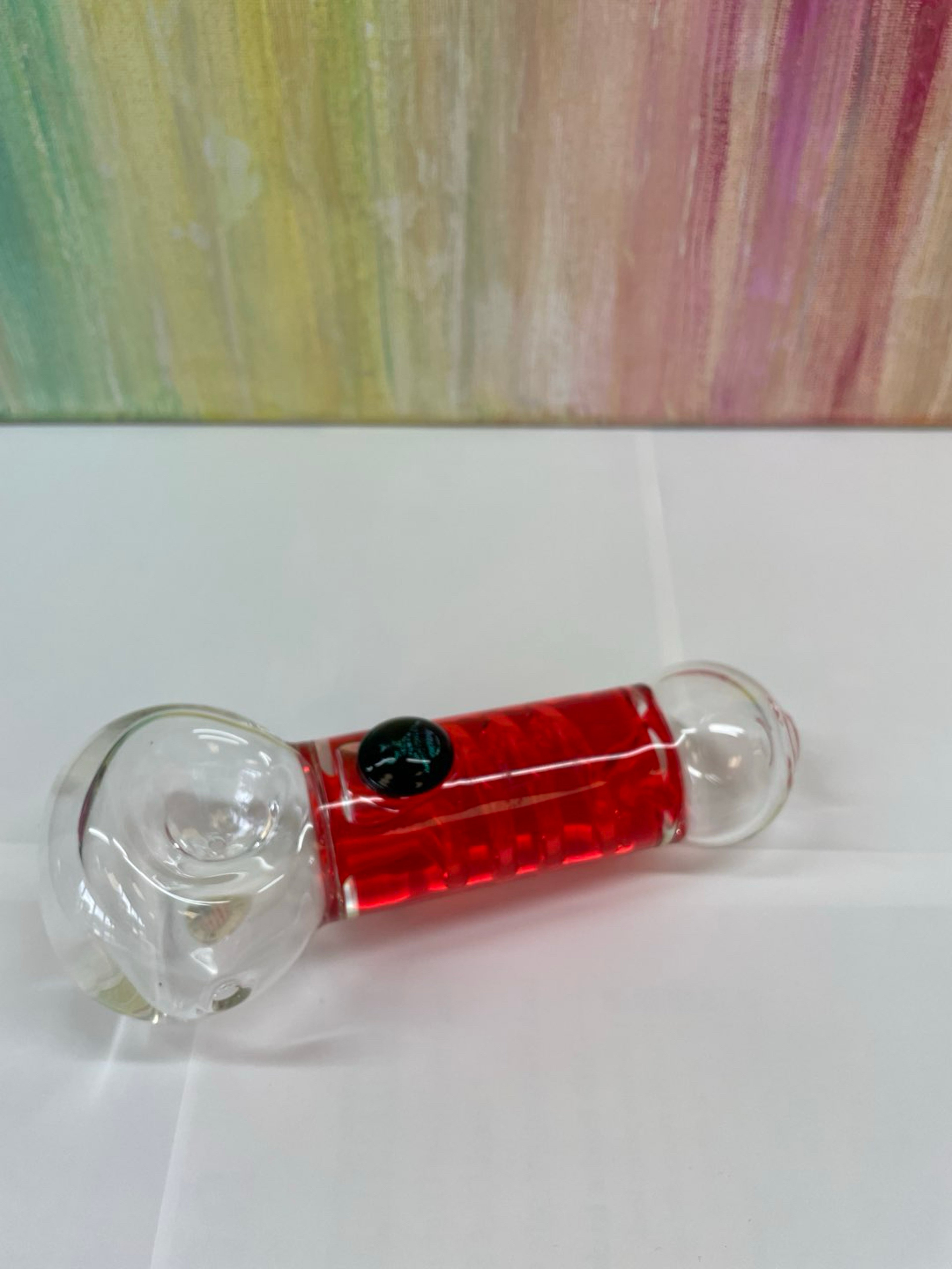 Preview pic of 6 1/2” Chameleon Glass Glycerin Hand Pipe