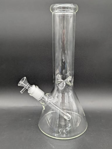 Preview pic of 12" CLASSIC CLEAR BEAKER BONG