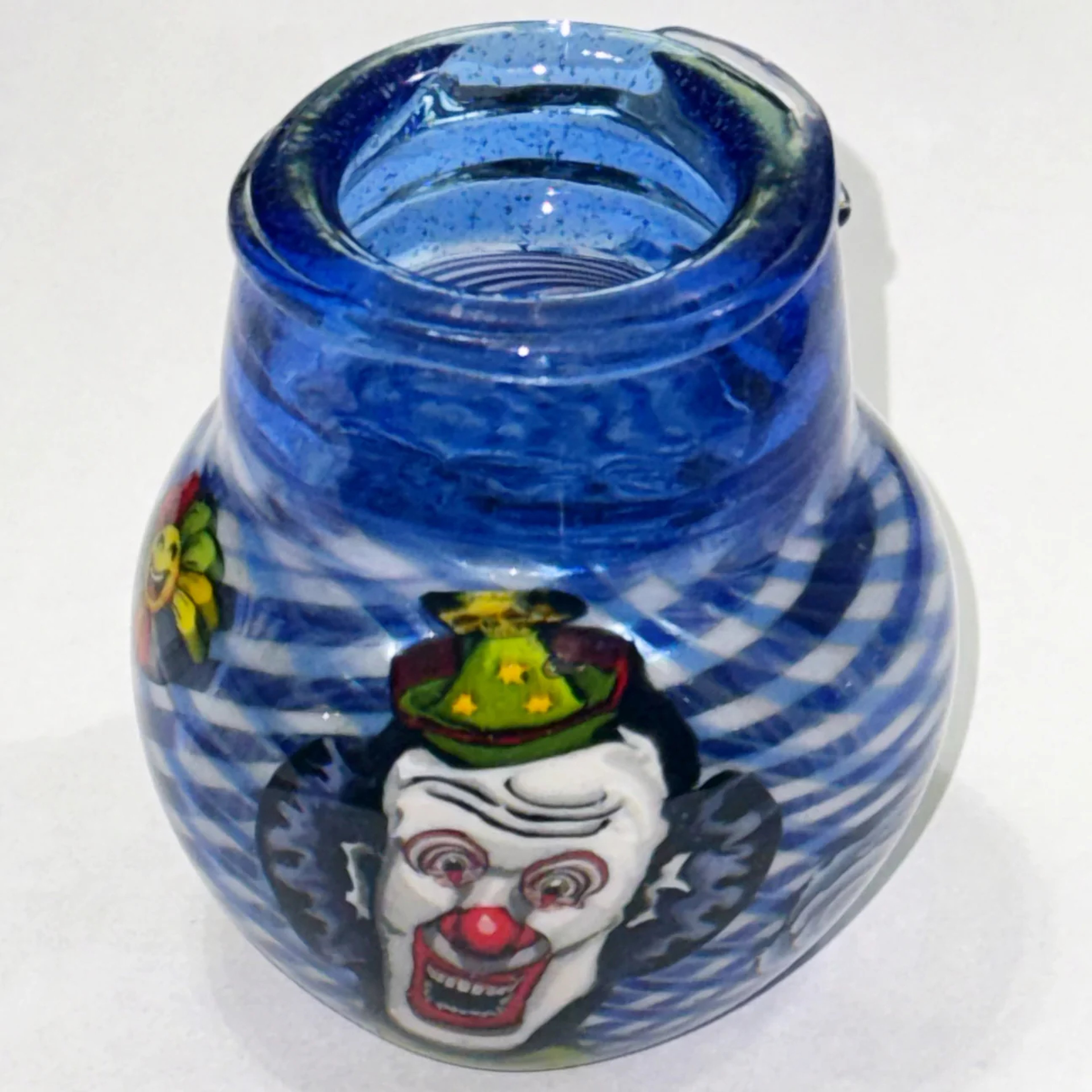 Clown Jar w/Emoji Flowers image 0