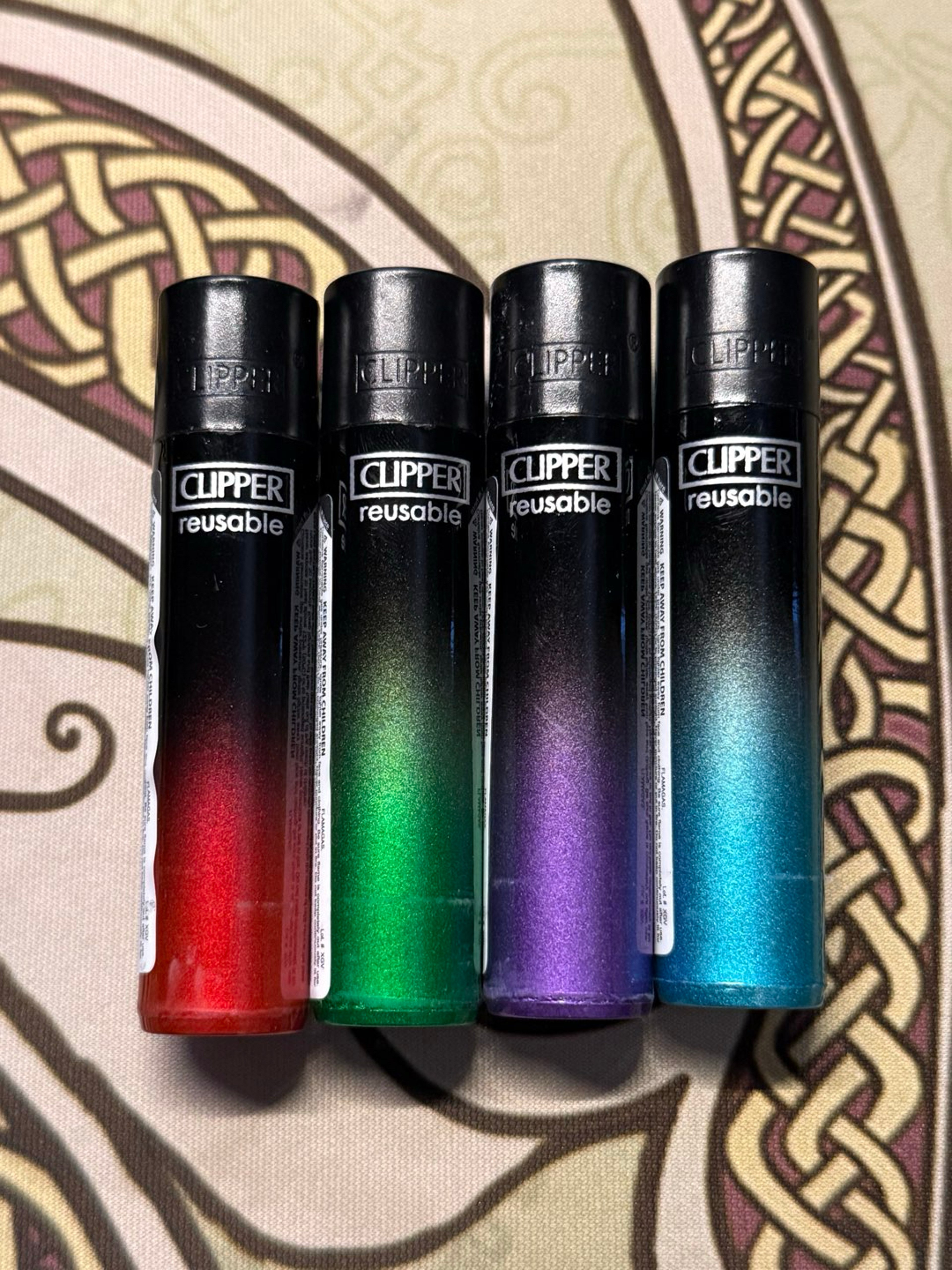 4 pack classic clipper lighters image 0