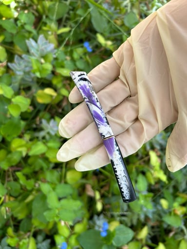 Preview pic of Damascus mini katana dab tool❗️