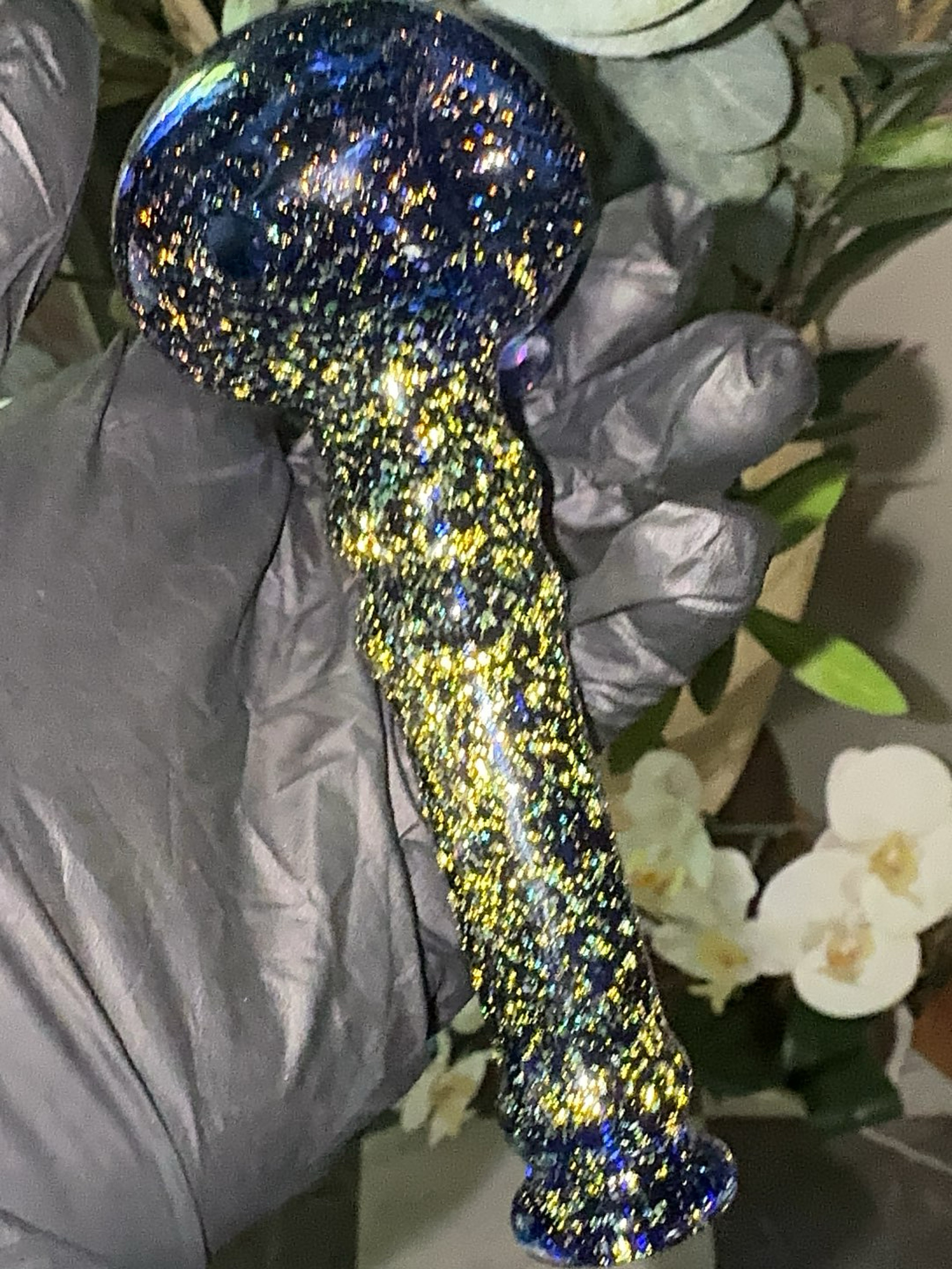 Gold dichroic spoon image 0