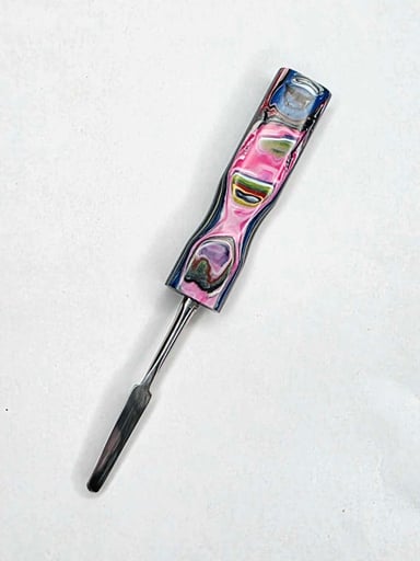 Preview pic of Prism Drift Dab Tool | Stainless Steel | Recycled HDPE Handle | By The Mellow Box