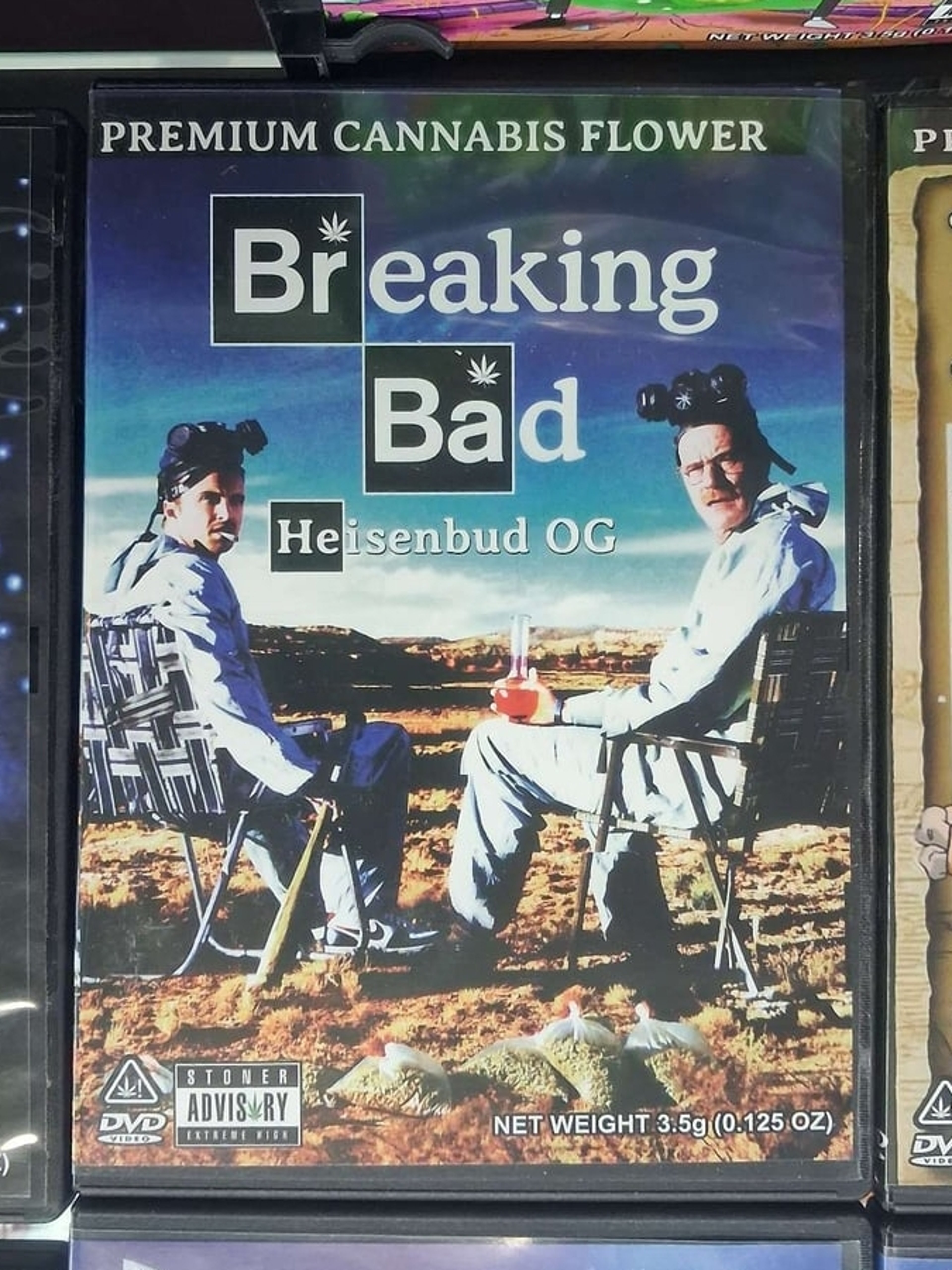 Preview pic of Breaking bad themed Dvd case + *empty bag*