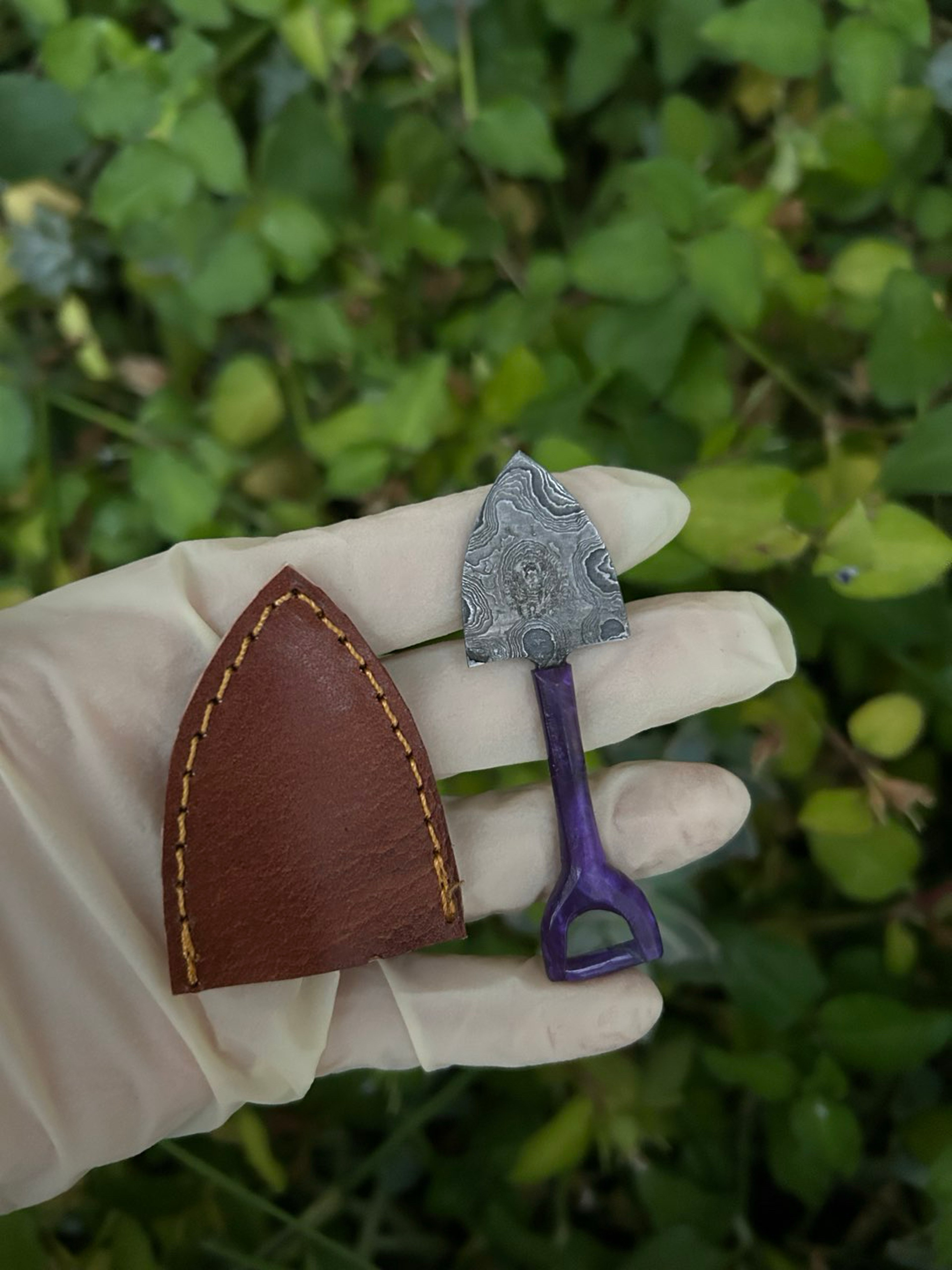 Damascus mini shovel 🪏 dab tool ‼️ image 0