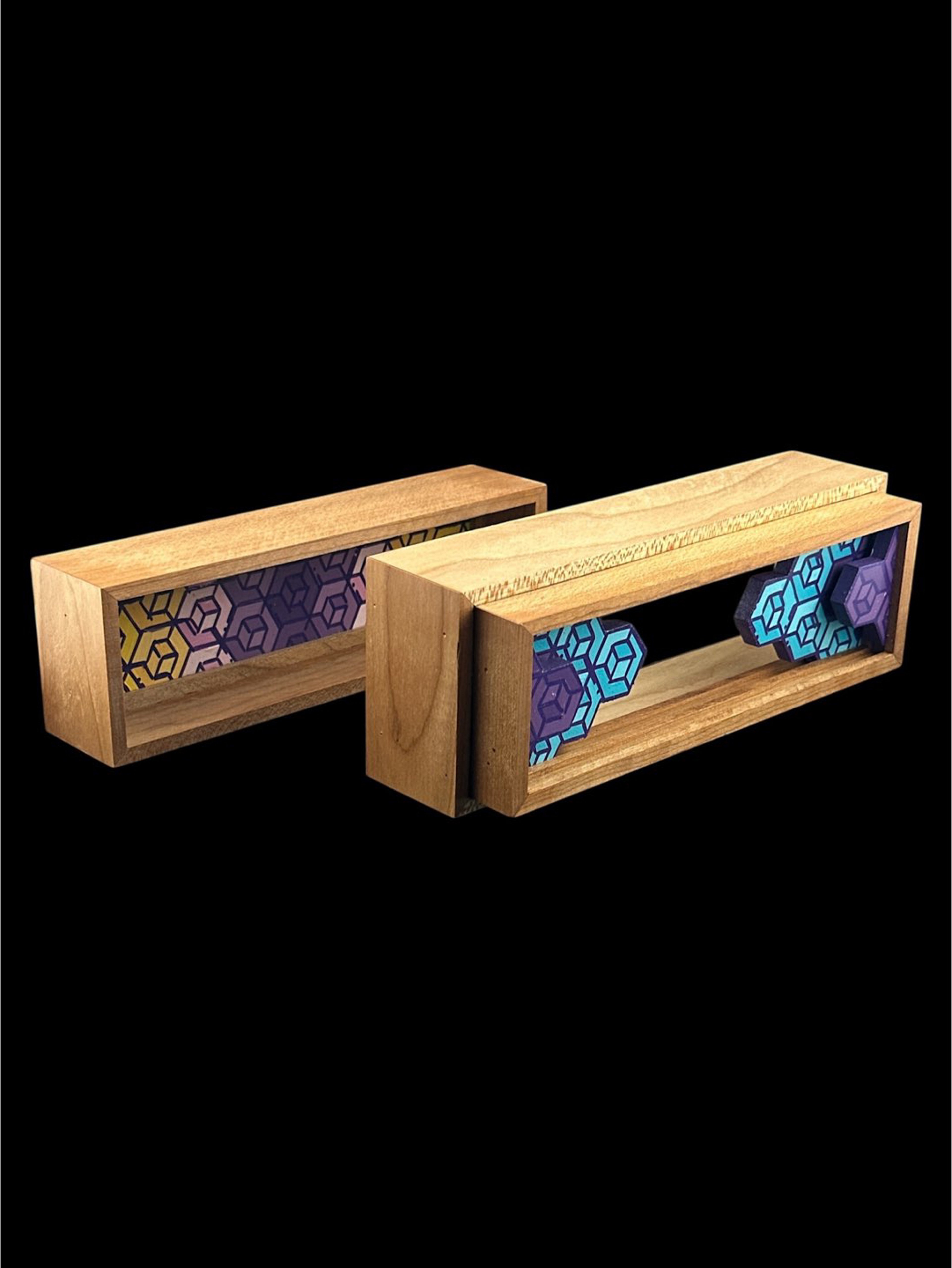 Preview pic of Brand New Single Stack 3D Design Jar Container Without Dividers