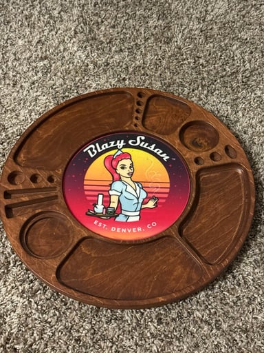 Preview pic of Cherry Wood Blazy Susan