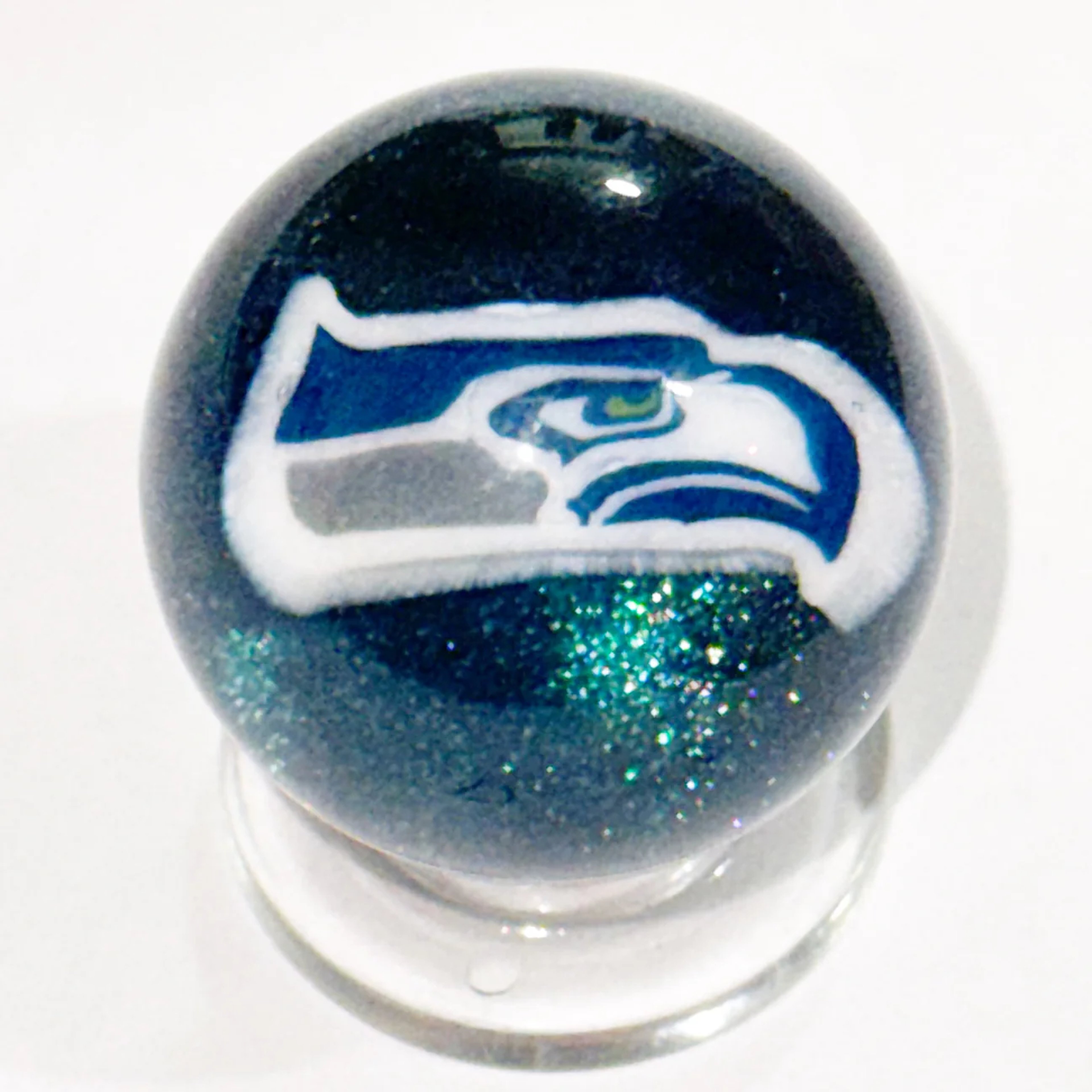 Keys Glass Seahawks Marble image 0