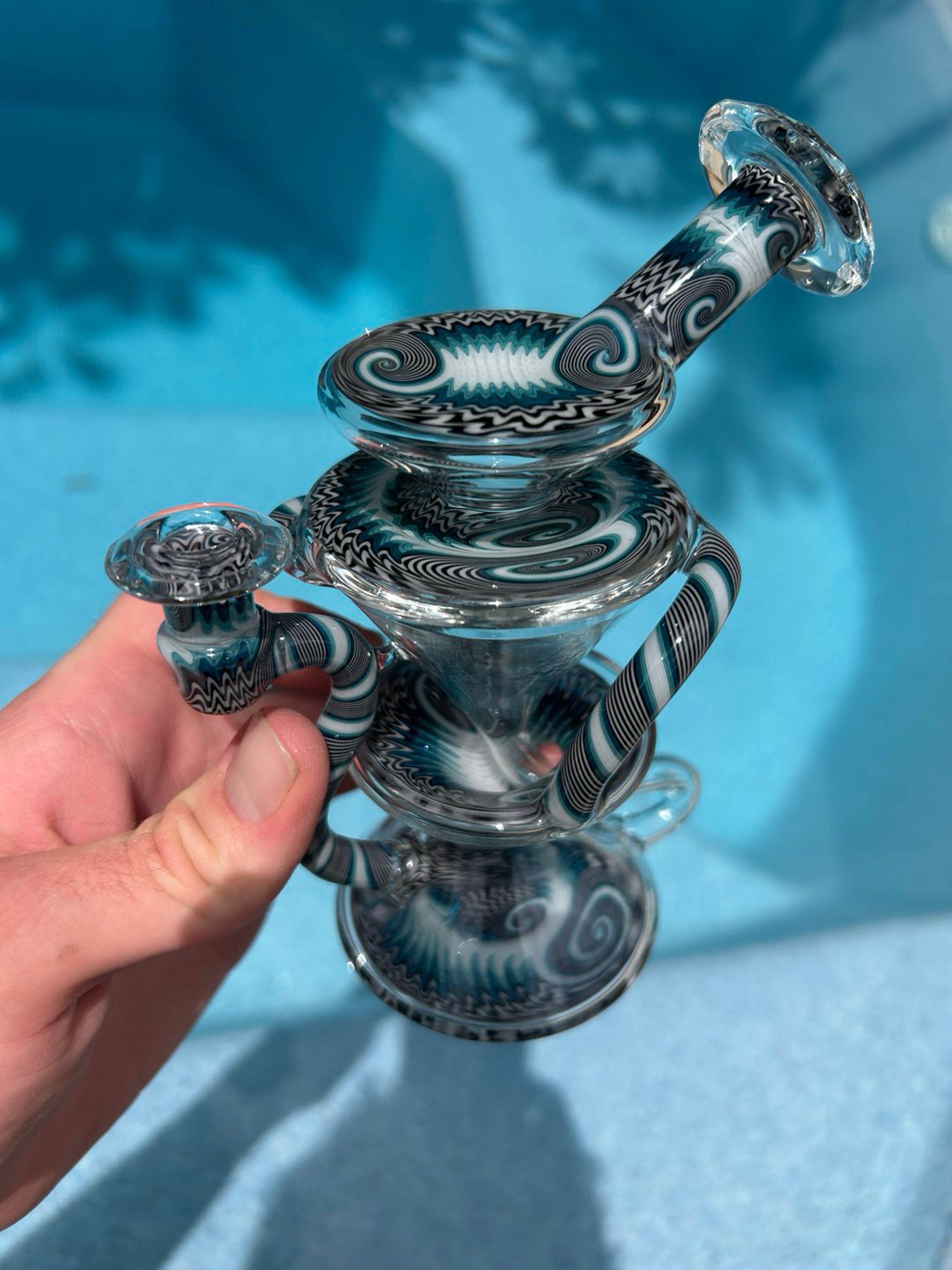 Captn Cronic worked recycler with a 7 hole image 0