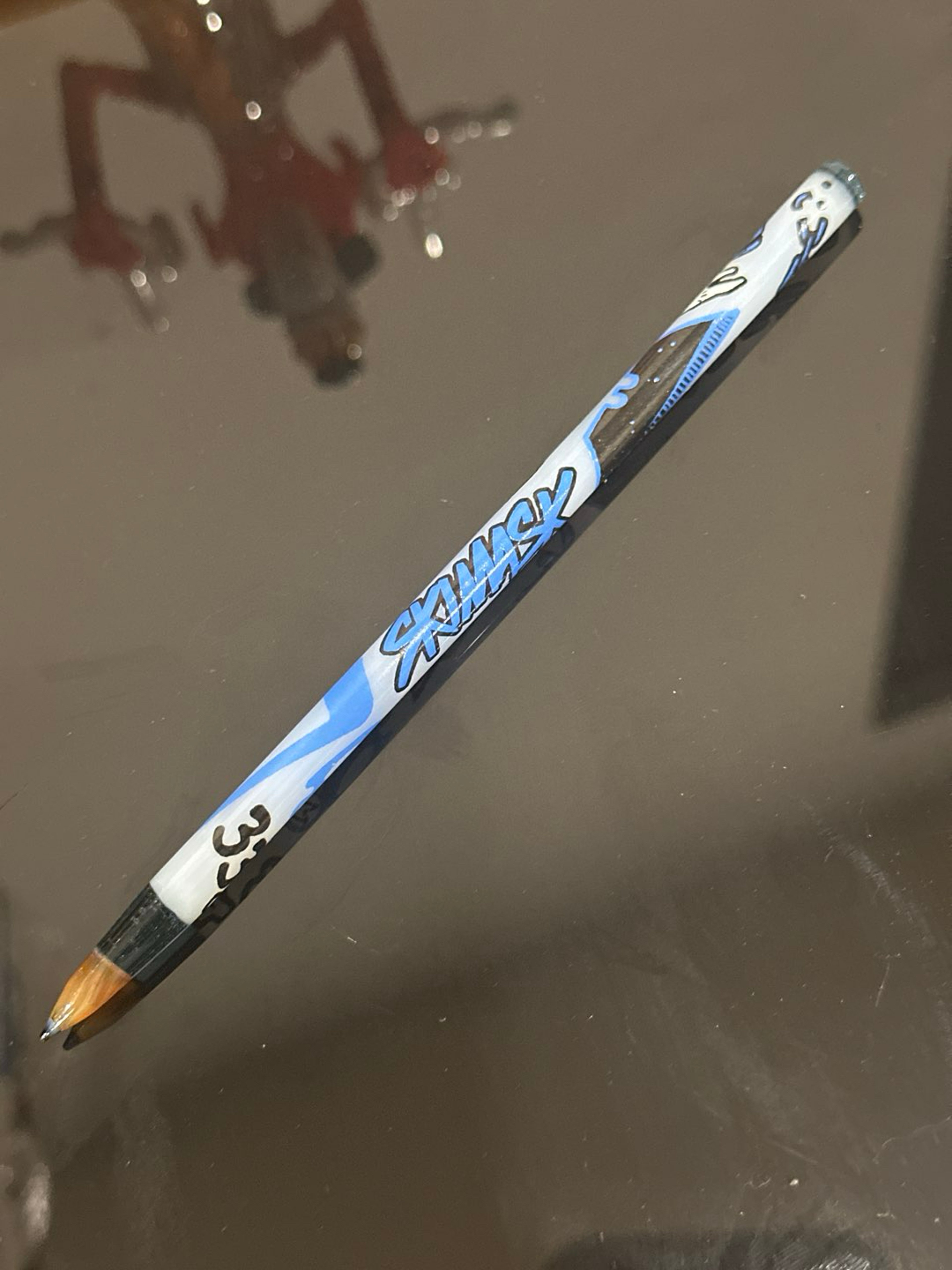 Preview pic of Sherbet X Ski Mask Glass Pen collab blue