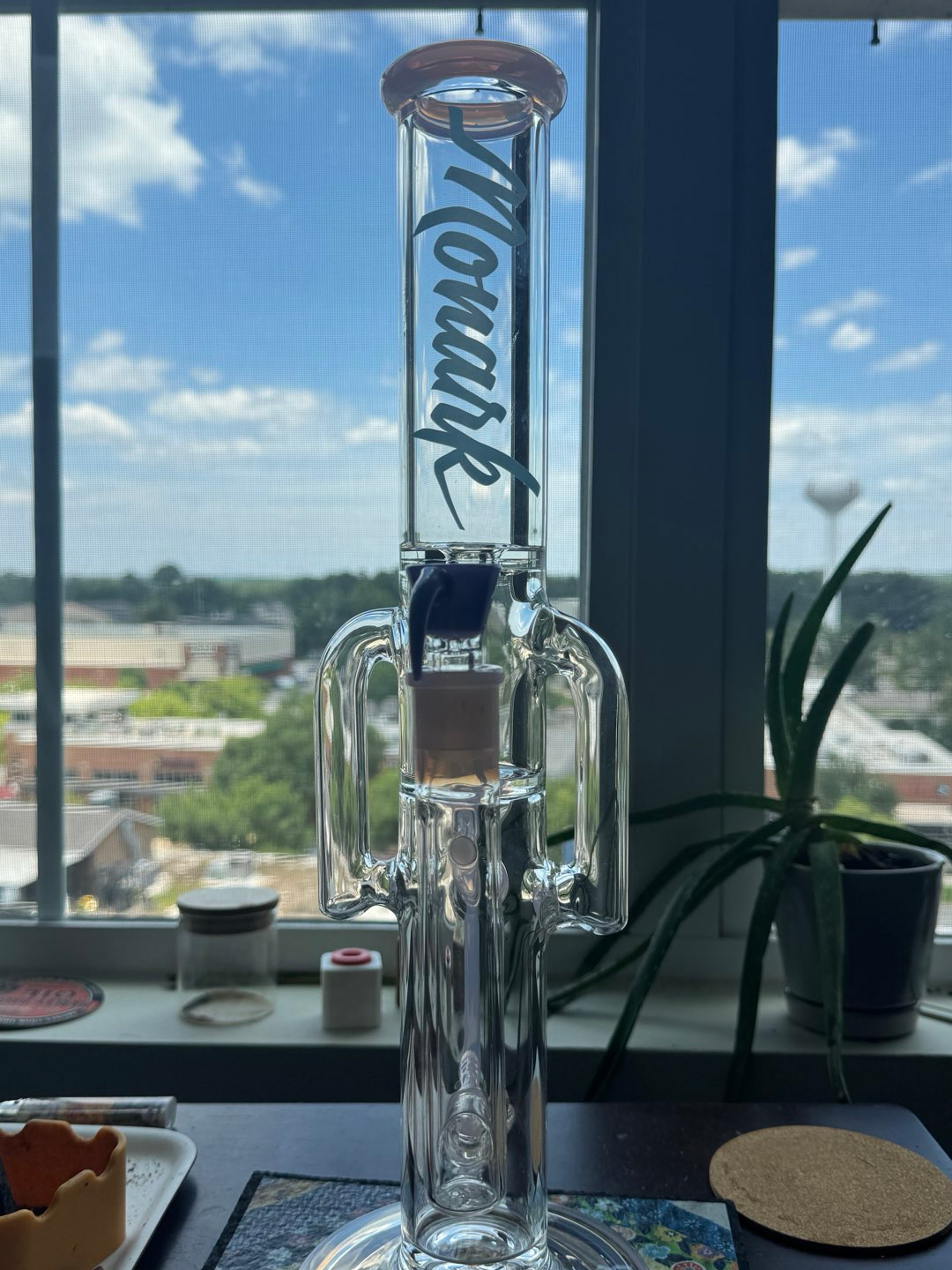 Monark Double uptake tube Recycler for Flower. image 0