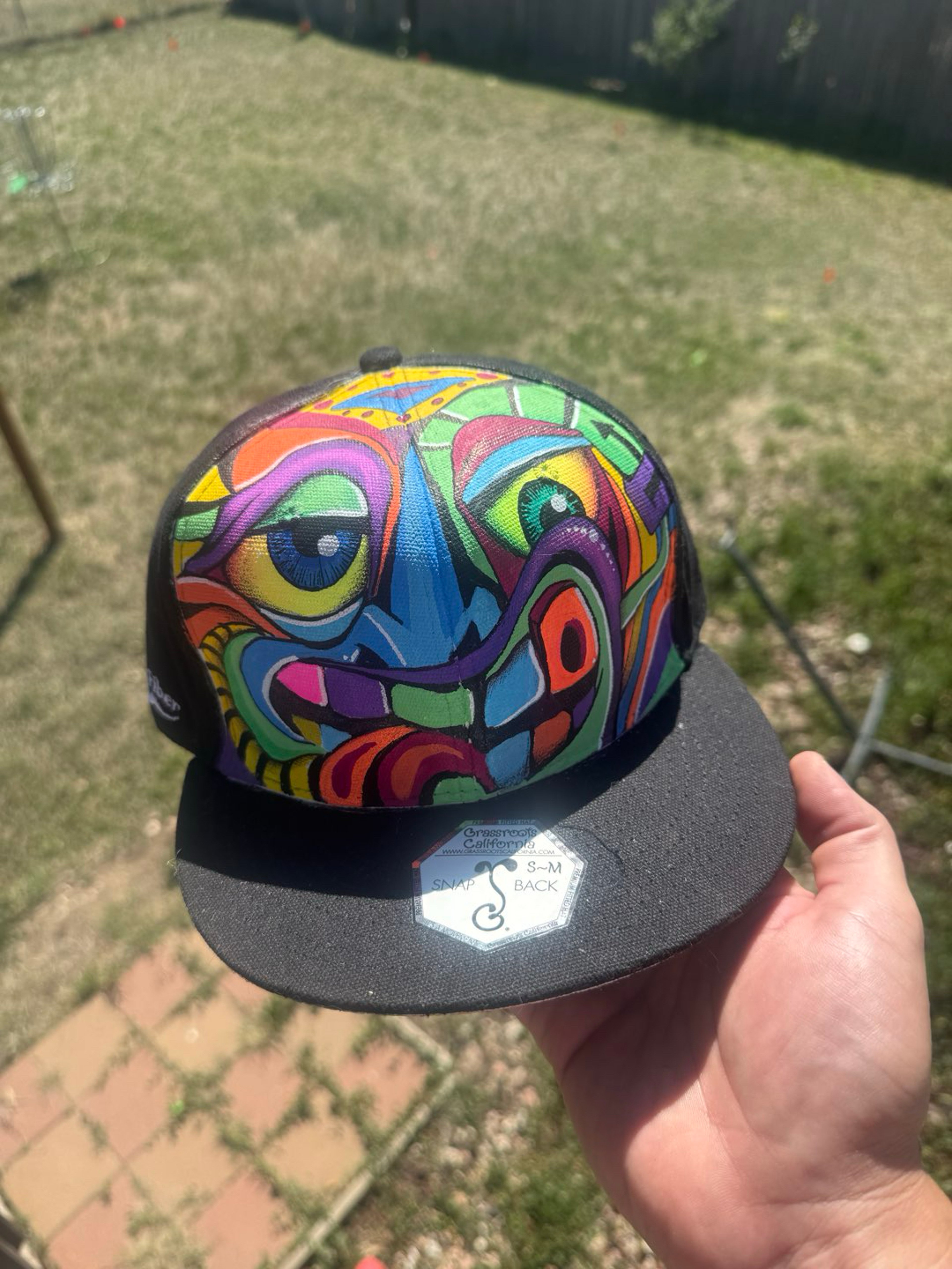 Preview pic of Custom painted  SnapBack
