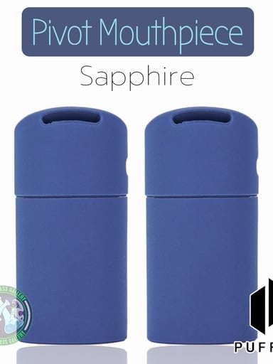Preview pic of Puffco - Pivot Mouthpiece (2-Pack) - Sapphire