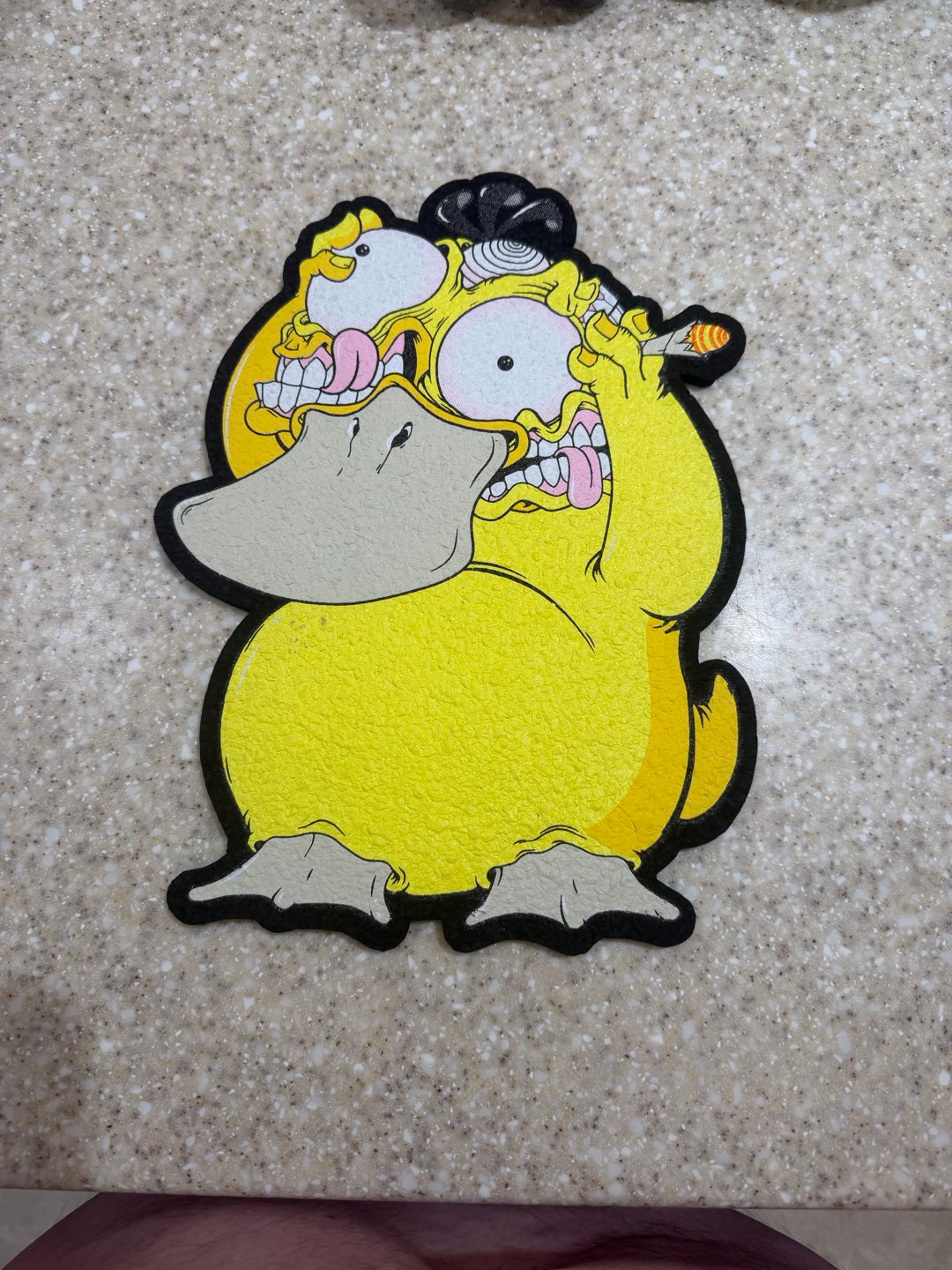 UV Trippy Psyduck Moodmat: Aaron Brooks Collab image 0