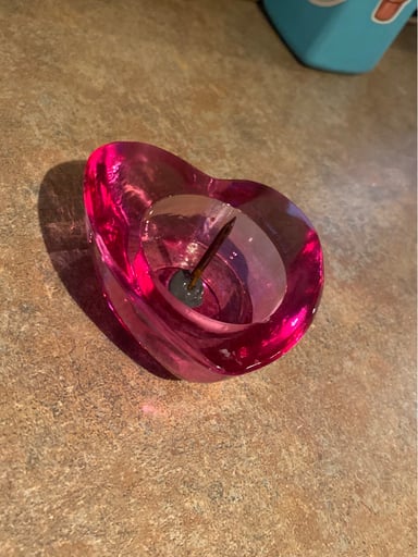 Preview pic of heart shaped ashtray