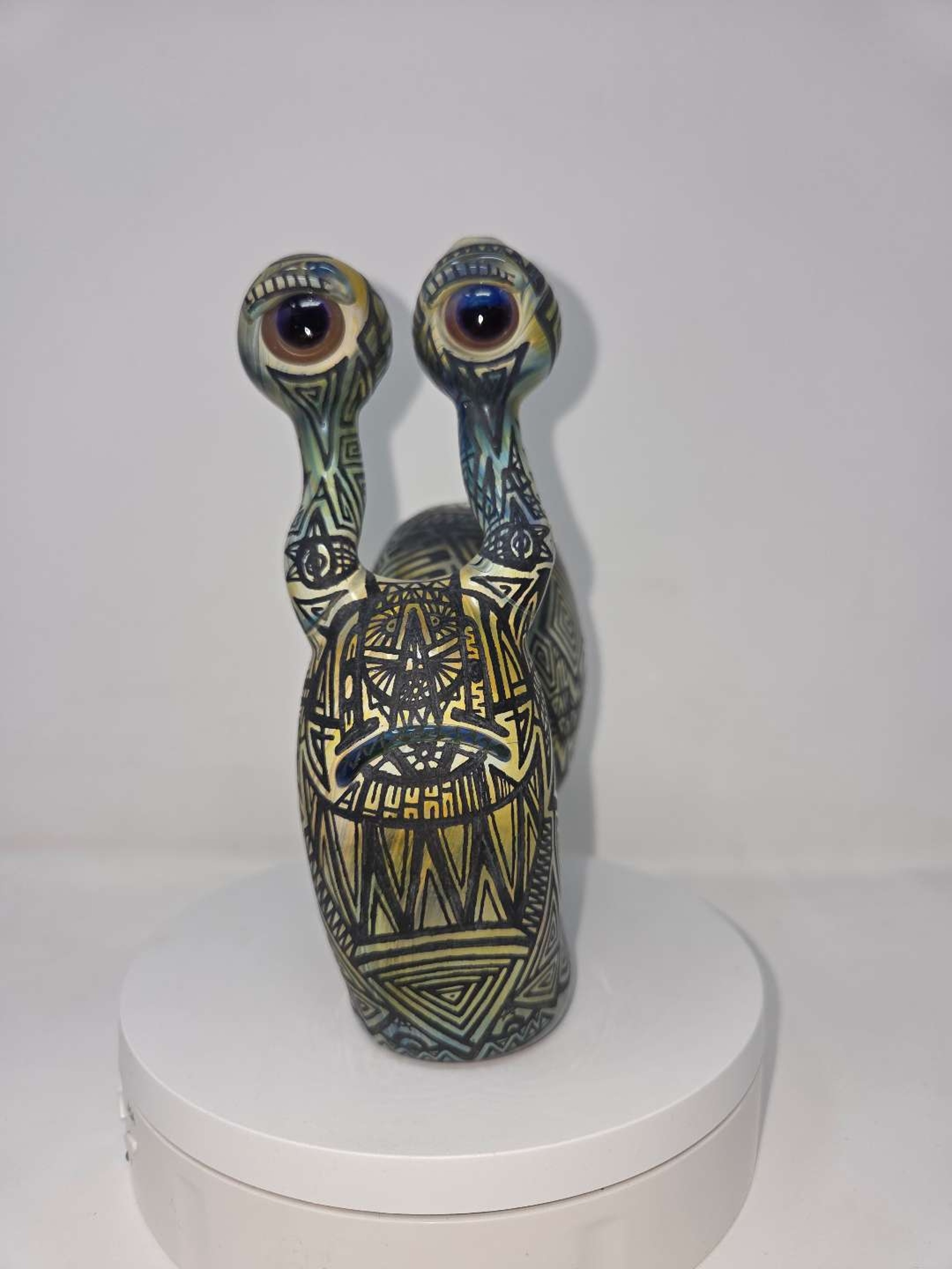 Preview pic of Dabber Jones x Sam Cloutier 2023 Fully Carved Gary the Snail Rig