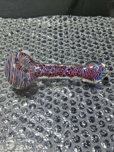Preview pic of 5in patriotic glass hand pipe