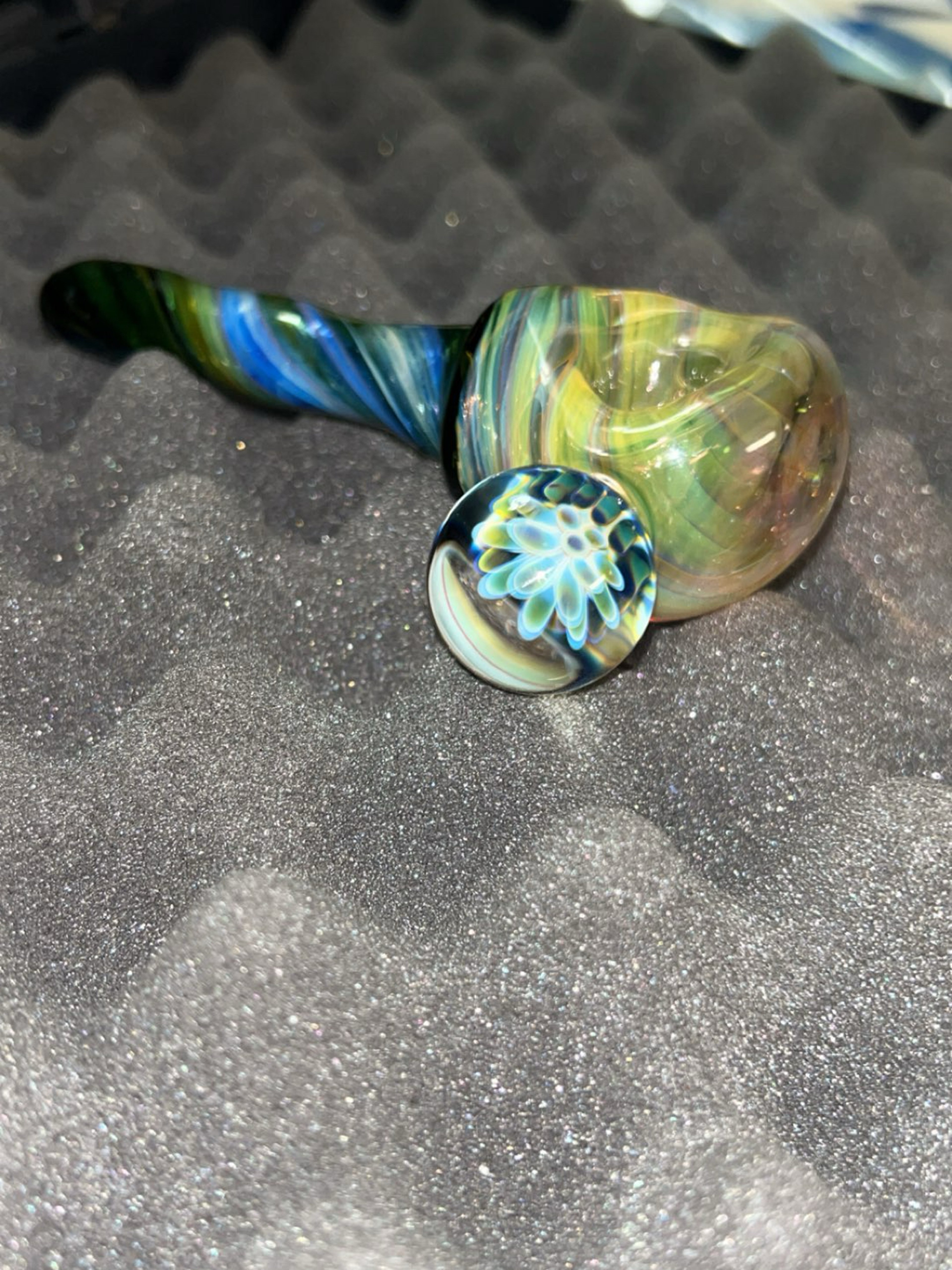 Preview pic of Brand New American Mustard Glass