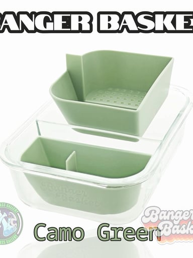 Preview pic of Banger Basket - Dual Dunk Tank - Camo Green