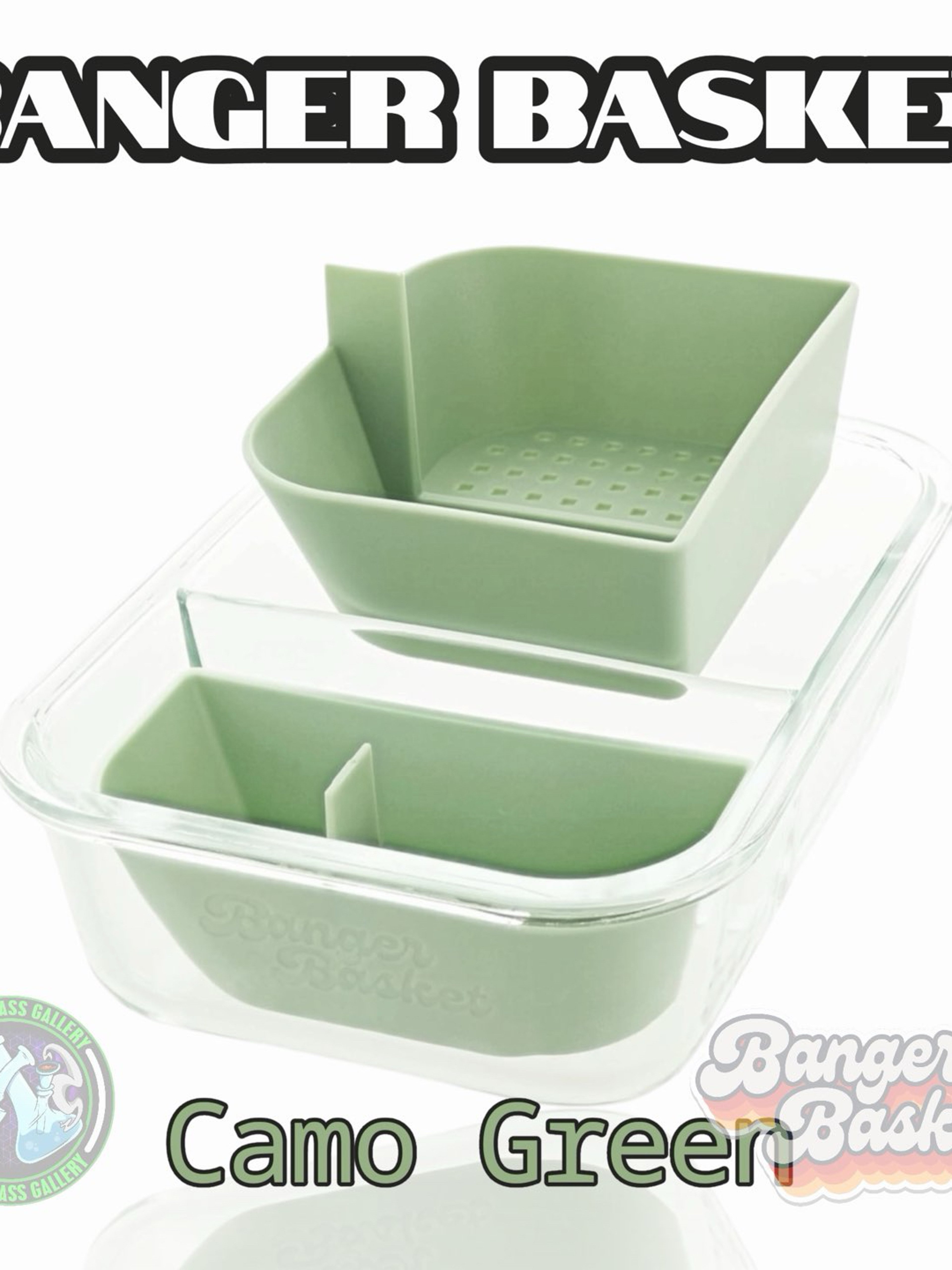 Preview pic of Banger Basket - Dual Dunk Tank - Camo Green