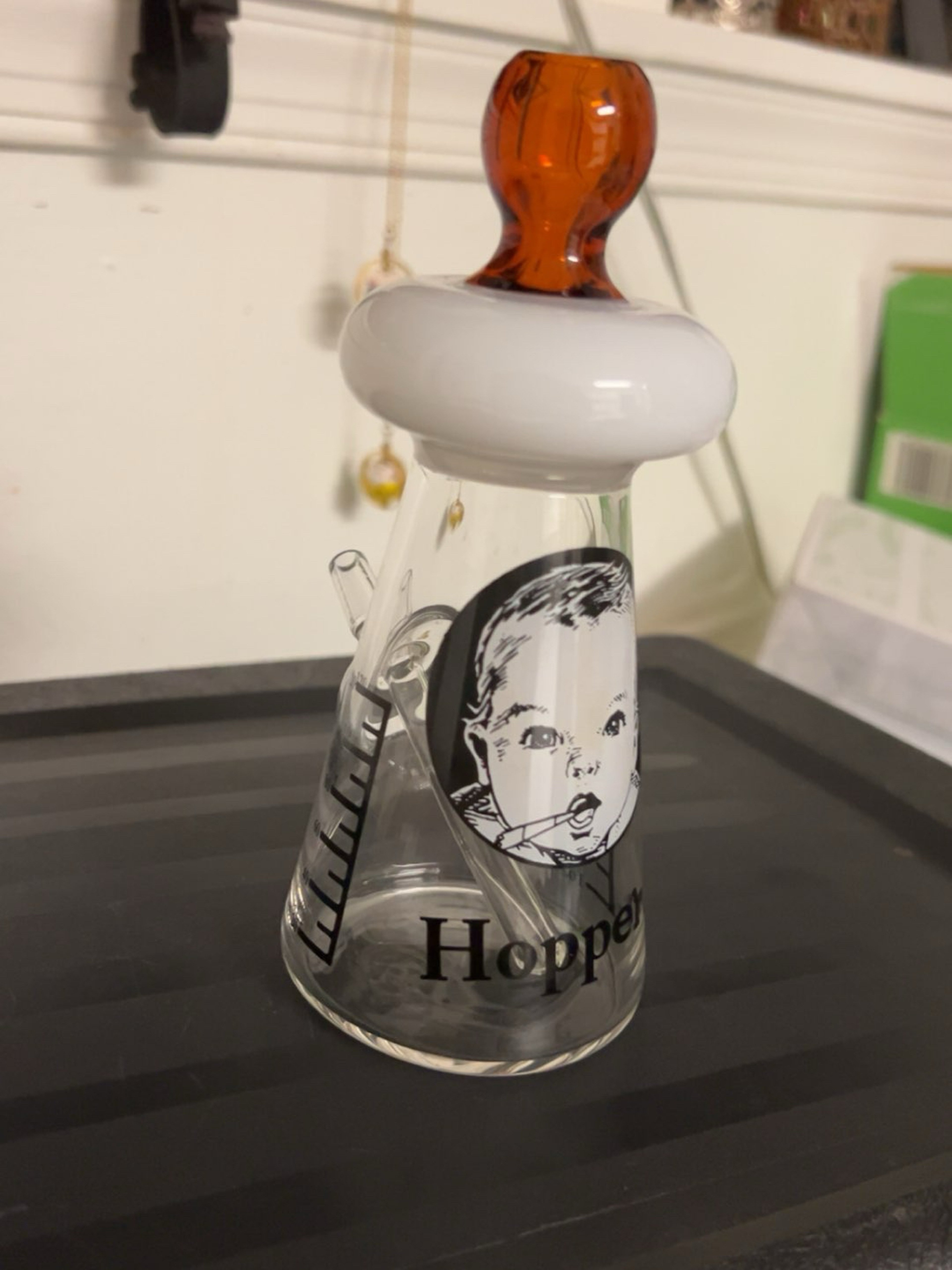 Preview pic of Hops Baby Bottle - Brand New American Glass