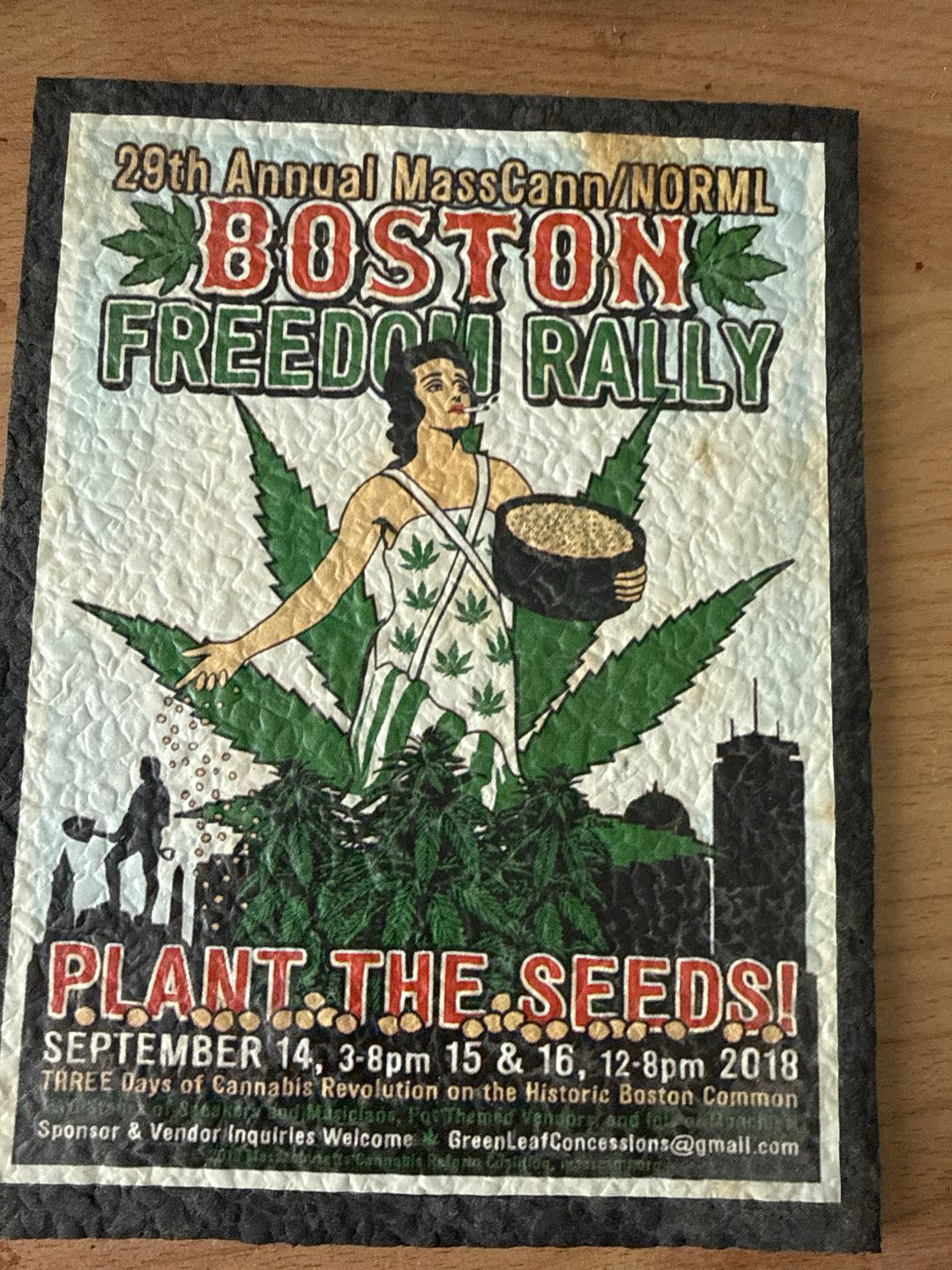 Preview pic of 2018 Boston freedom rally mood mat