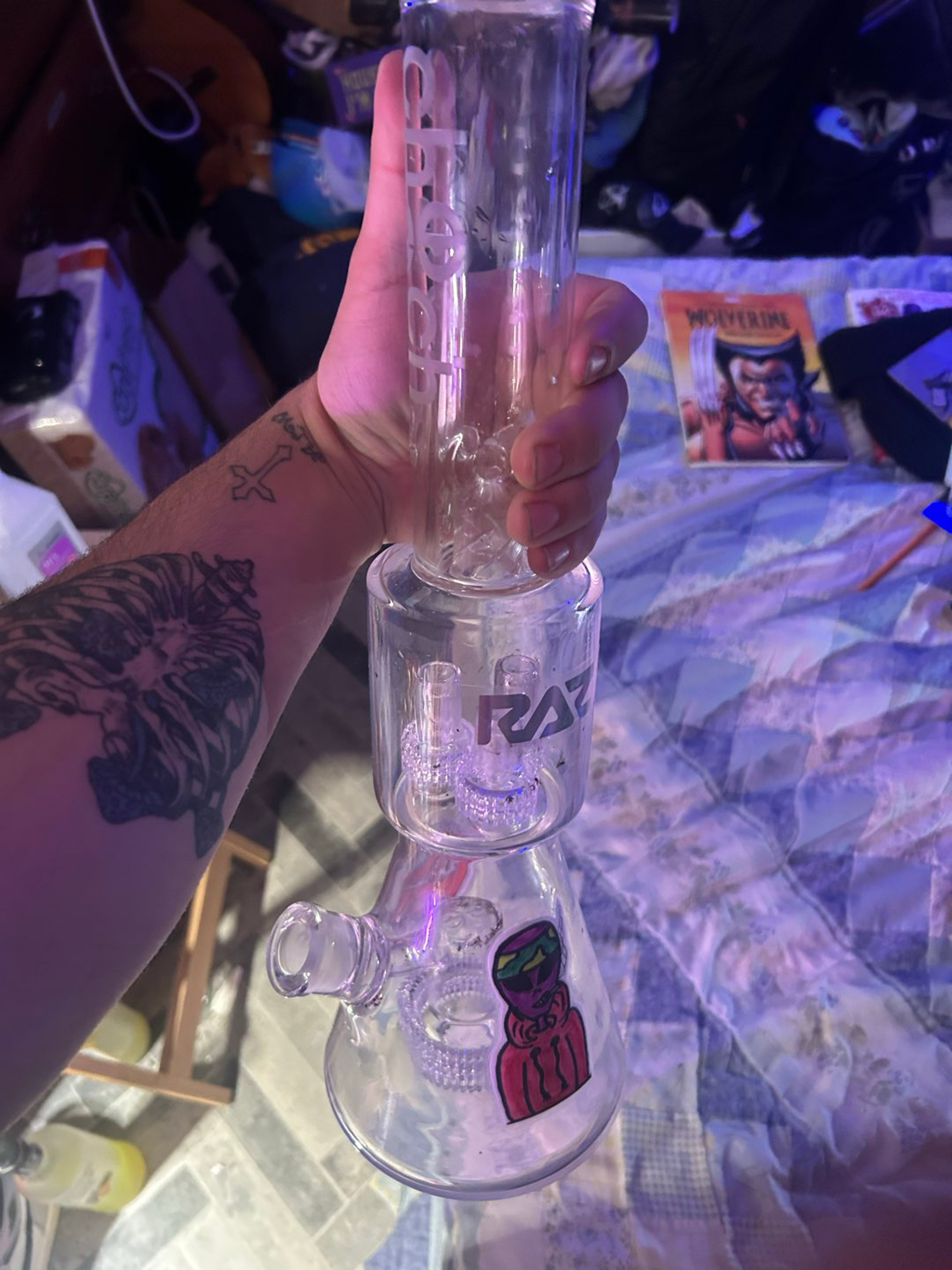 Preview pic of Cheech Bong W/ Stickers